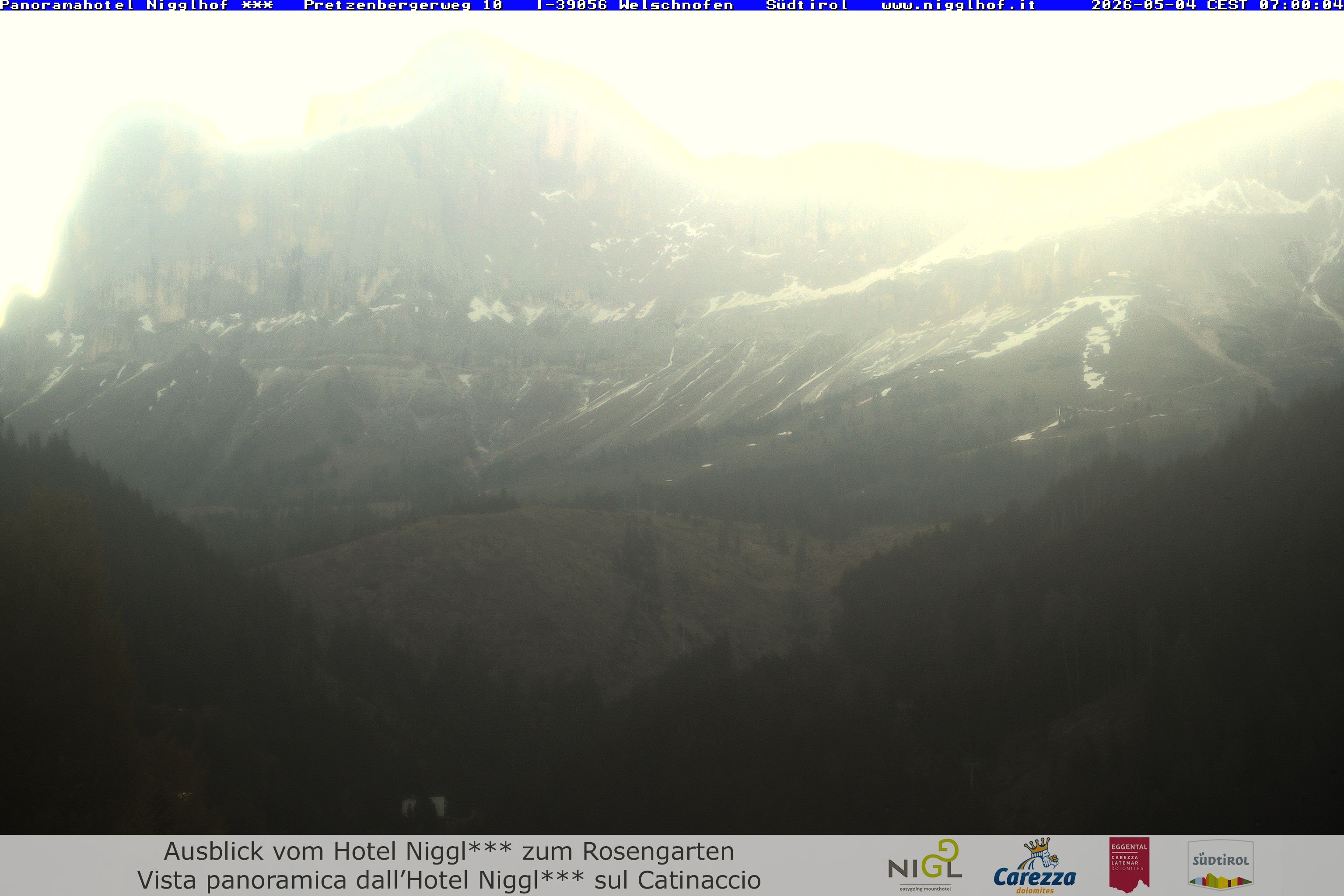 Archived image Webcam Welschnofen: Hotel Nigglhof