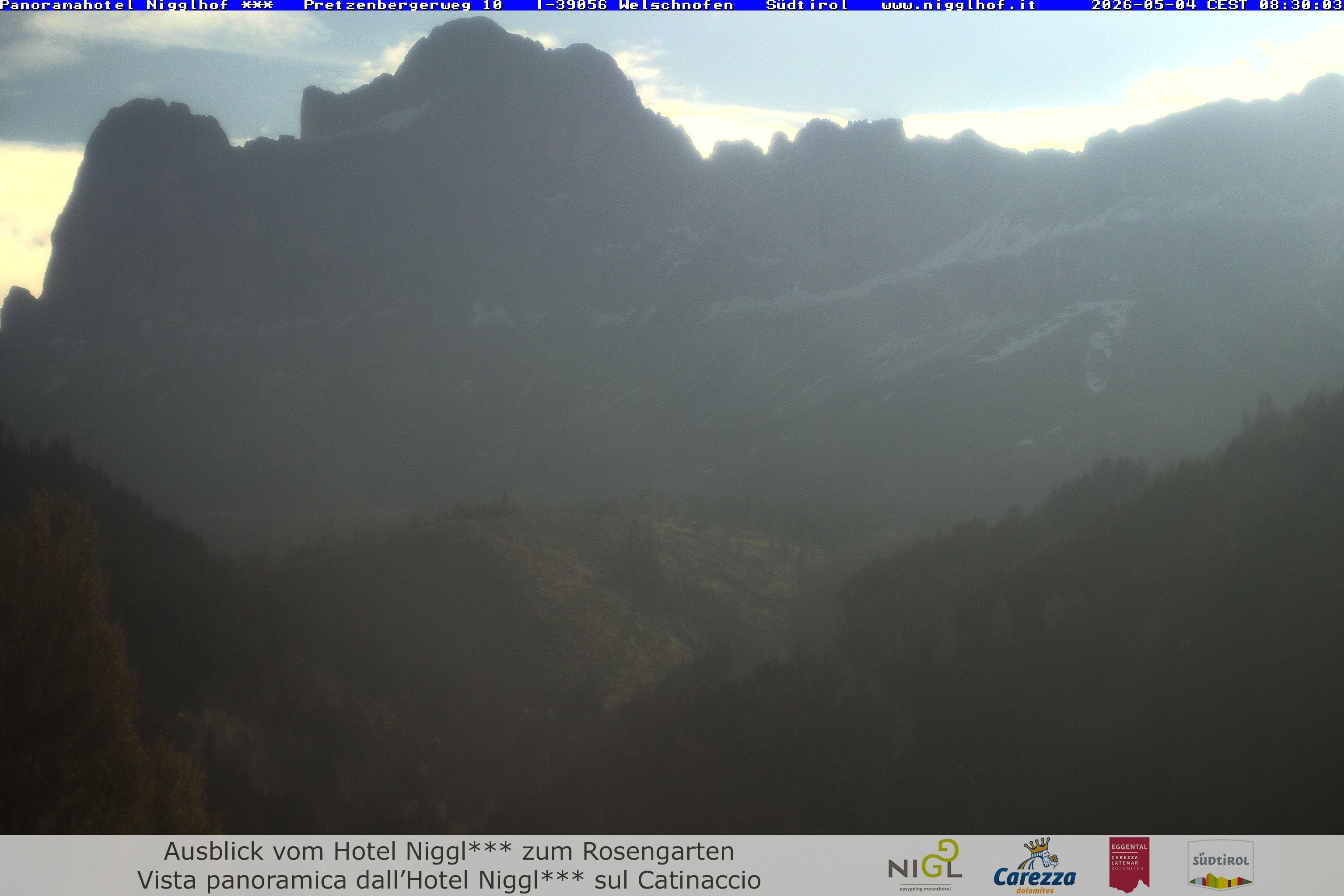 Archived image Webcam Welschnofen: Hotel Nigglhof