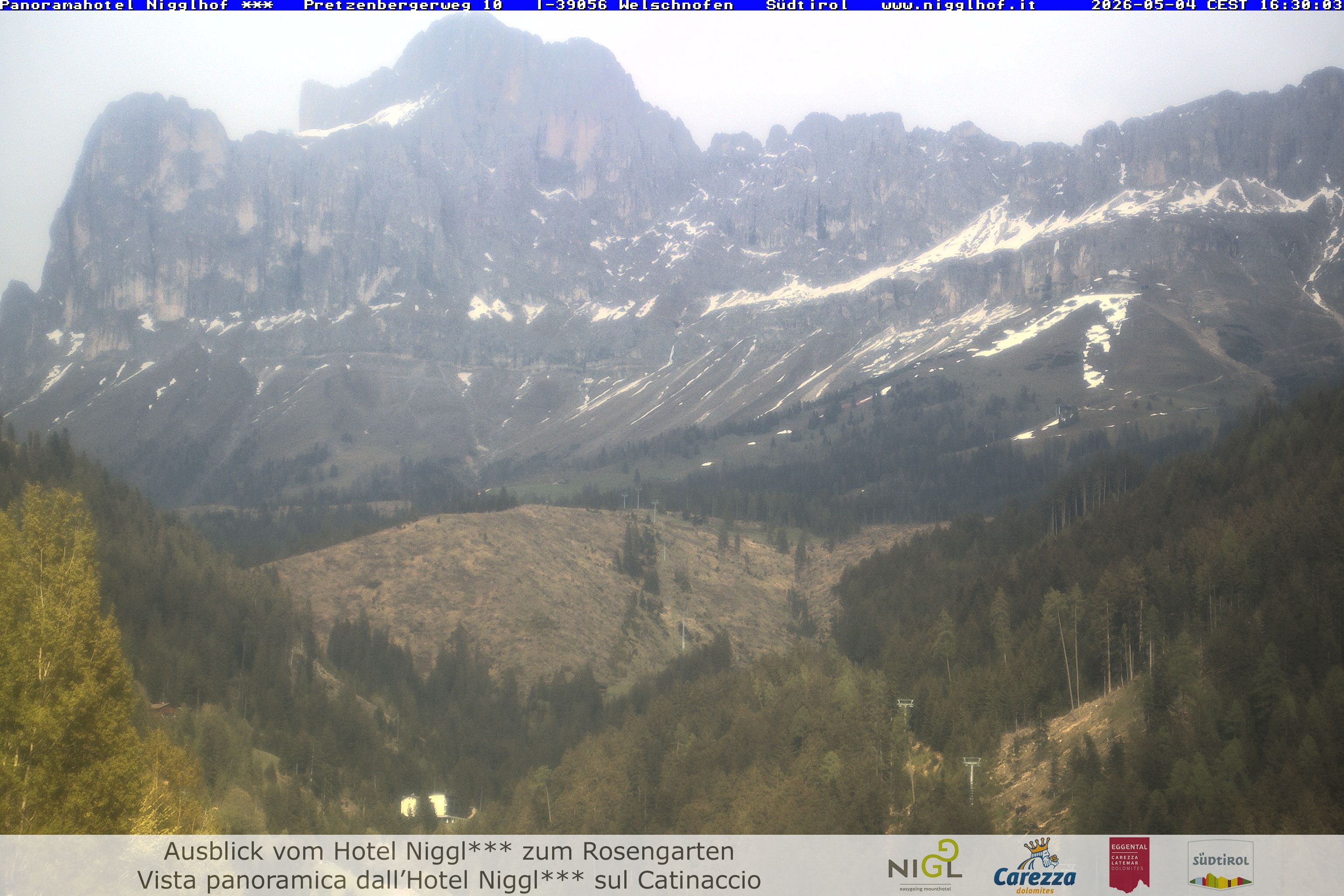 Archived image Webcam Welschnofen: Hotel Nigglhof