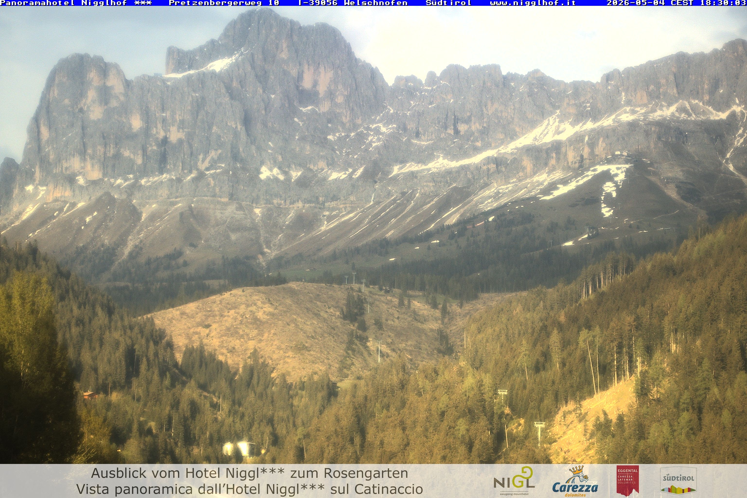 Archived image Webcam Welschnofen: Hotel Nigglhof