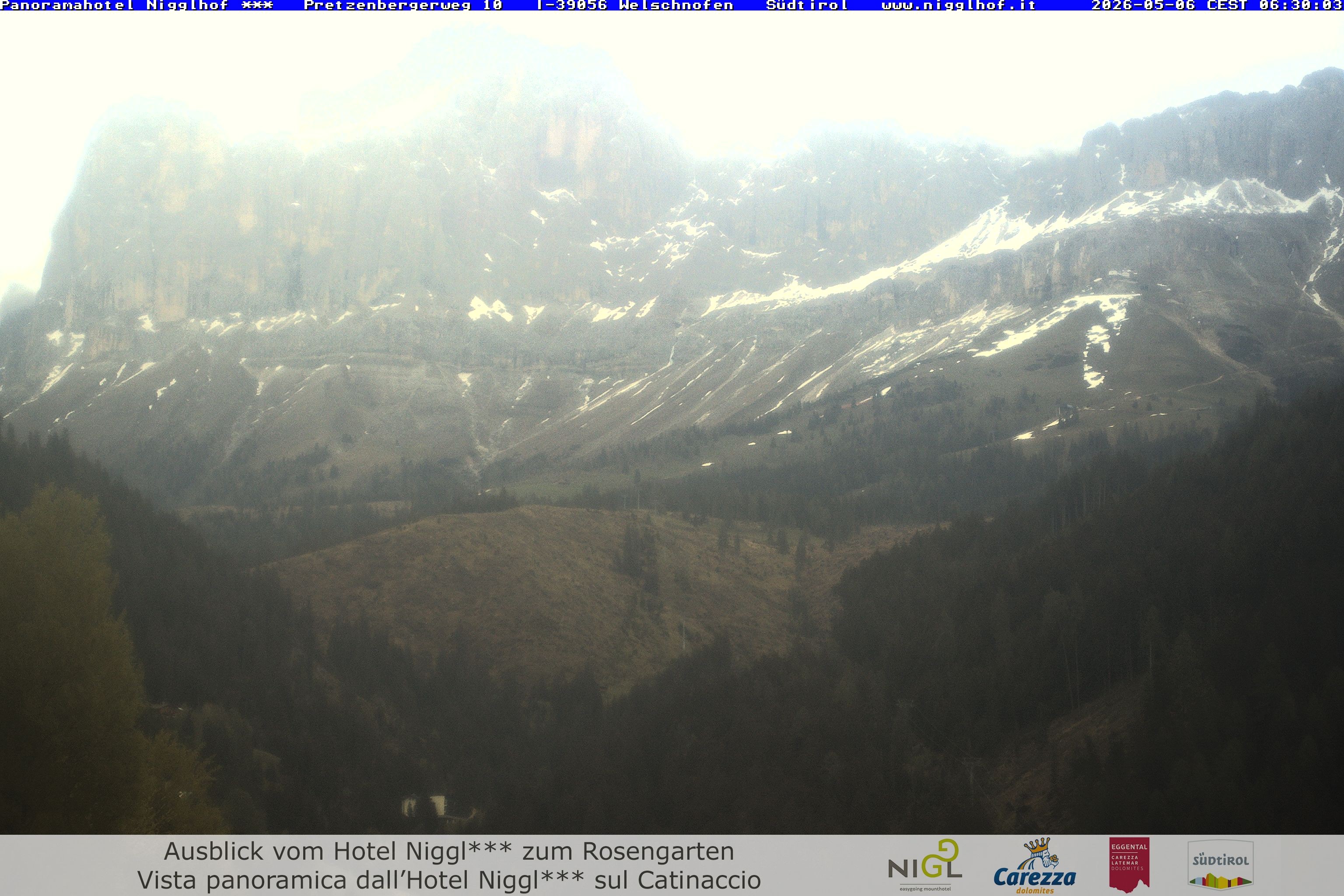 Archived image Webcam Welschnofen: Hotel Nigglhof