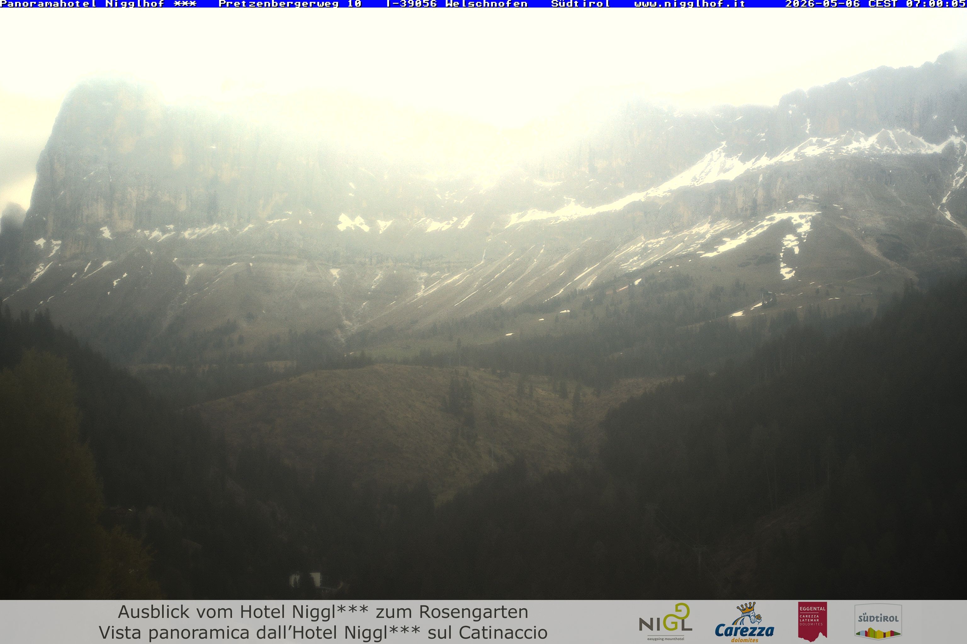 Archived image Webcam Welschnofen: Hotel Nigglhof