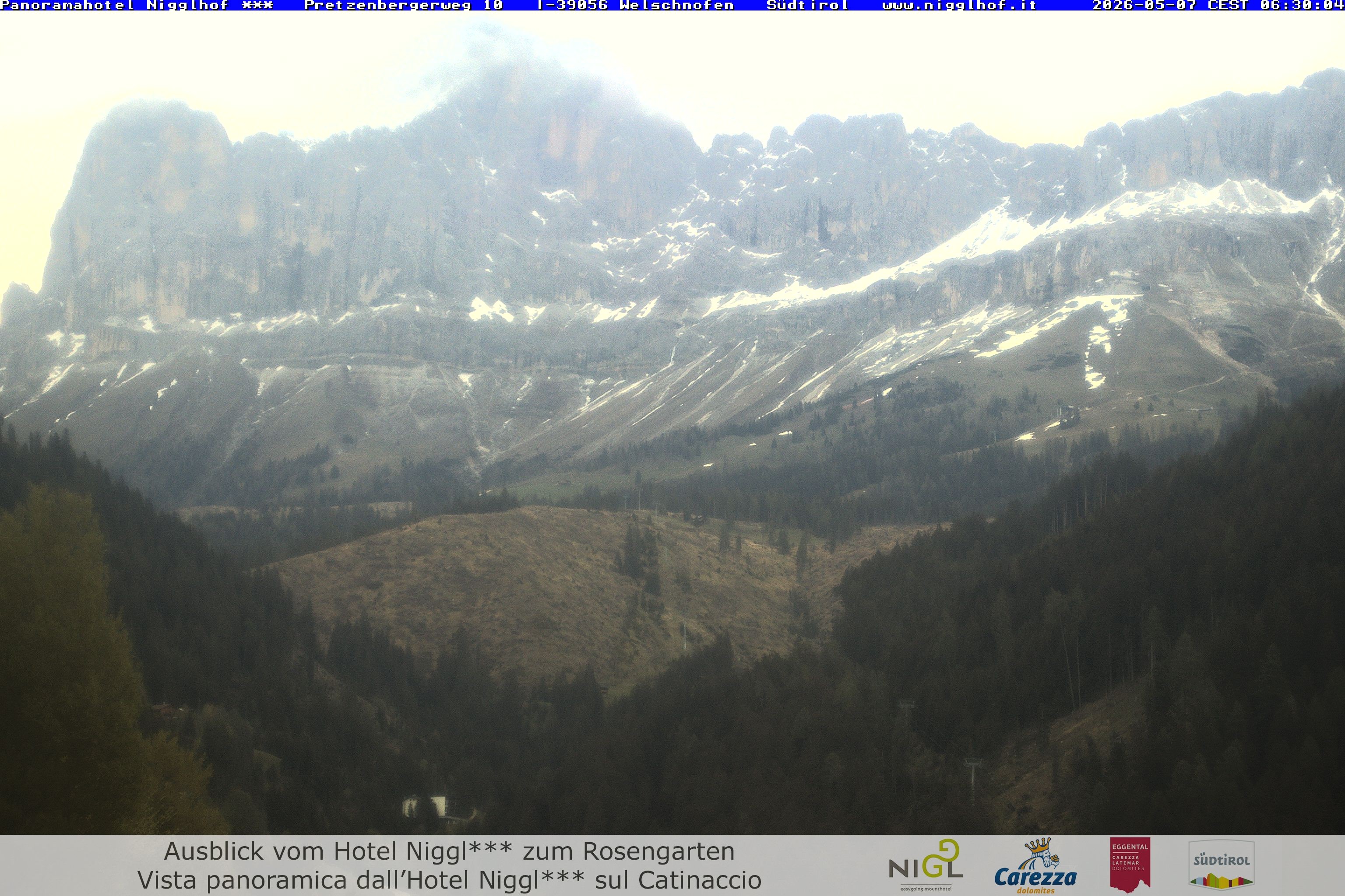 Archived image Webcam Welschnofen: Hotel Nigglhof