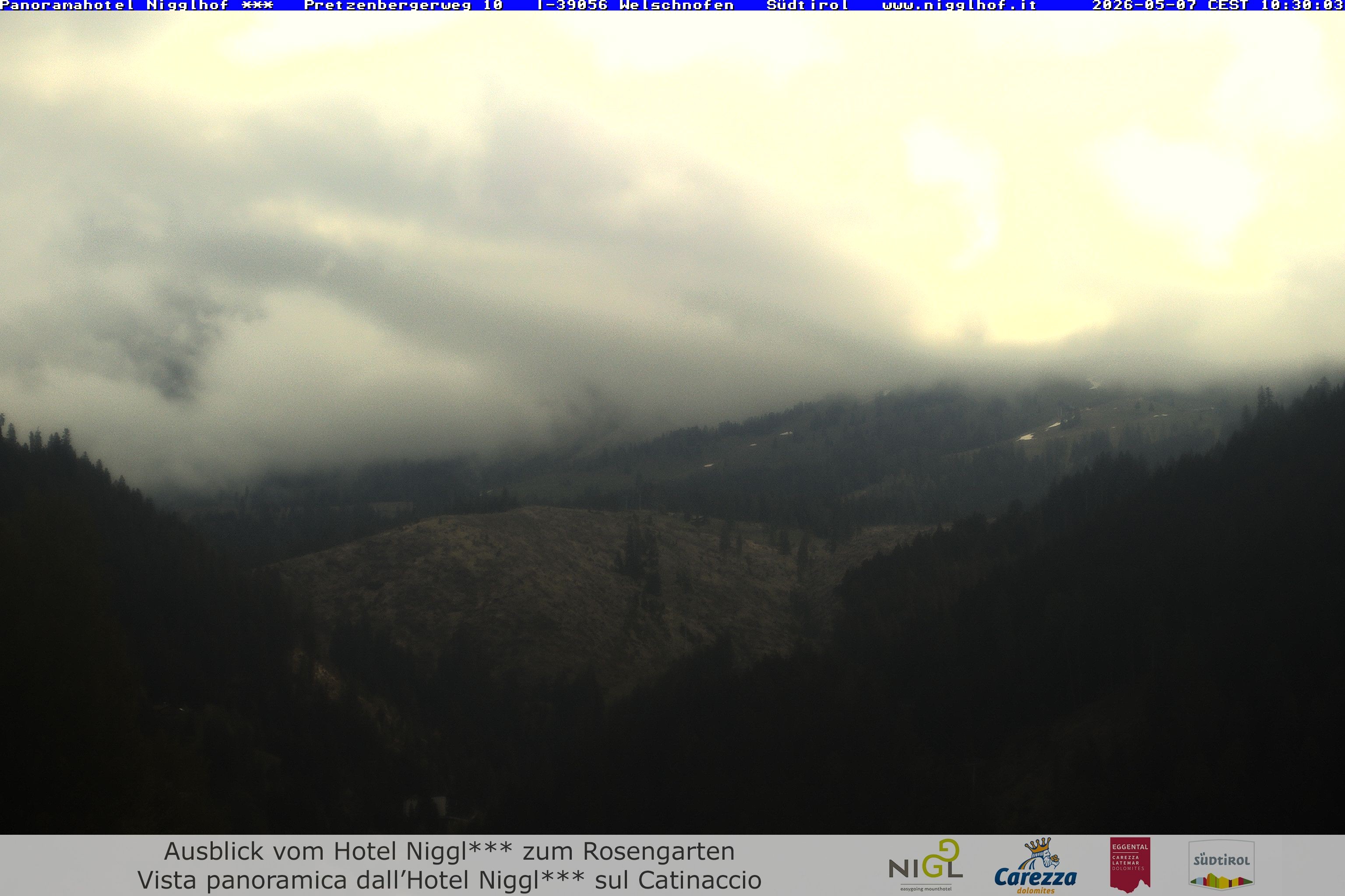 Archived image Webcam Welschnofen: Hotel Nigglhof