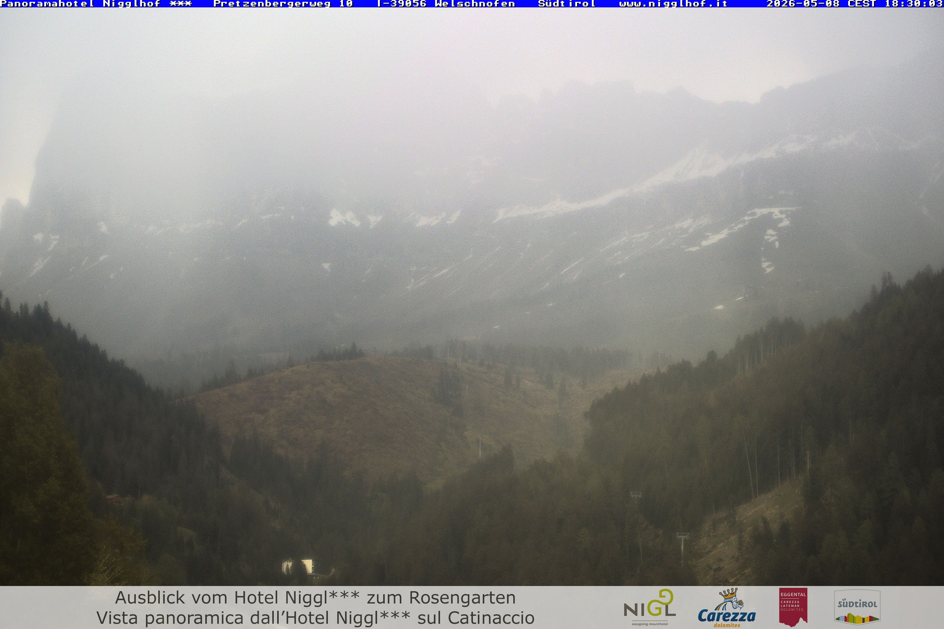 Archived image Webcam Welschnofen: Hotel Nigglhof