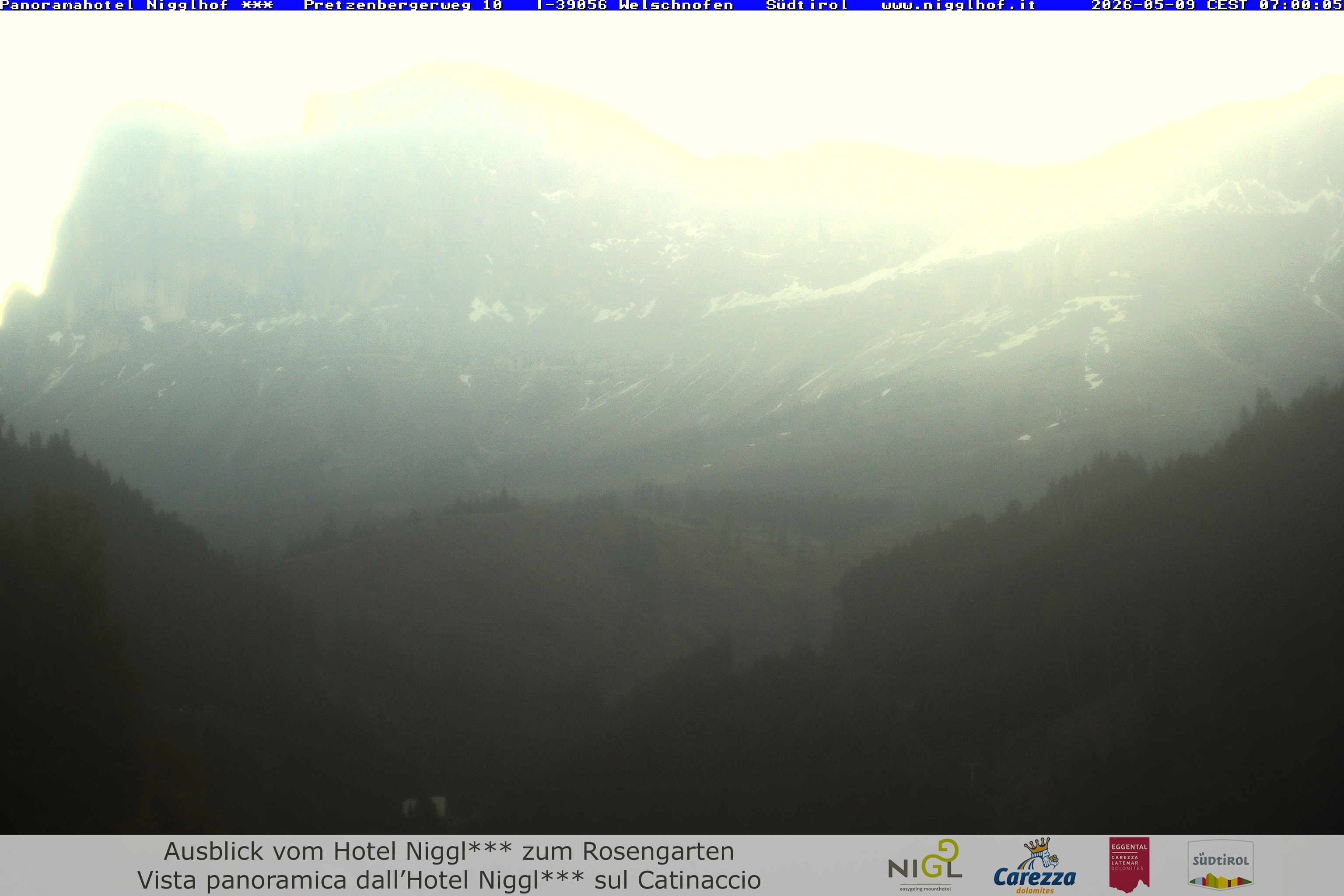 Archived image Webcam Welschnofen: Hotel Nigglhof