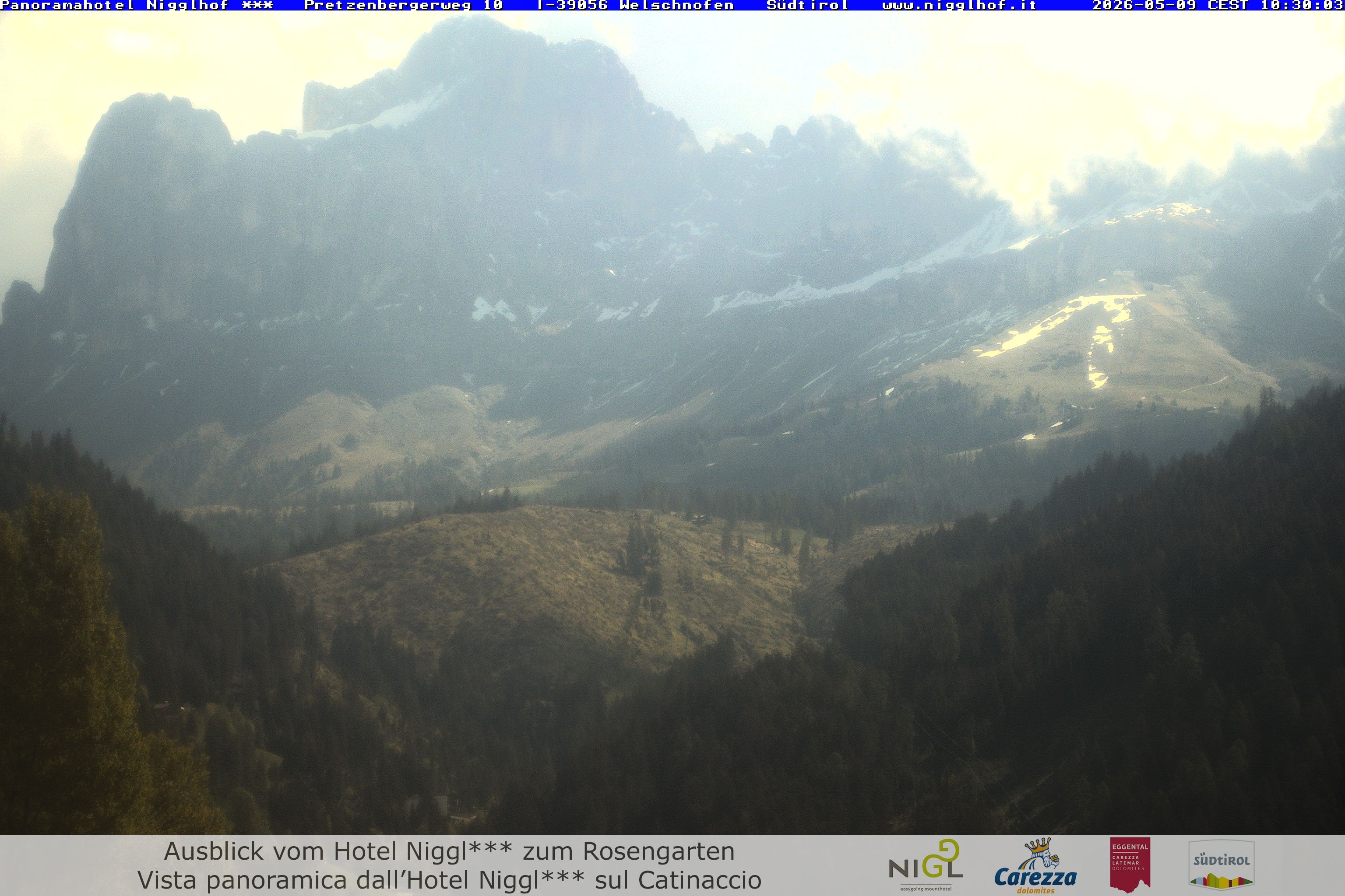 Archived image Webcam Welschnofen: Hotel Nigglhof