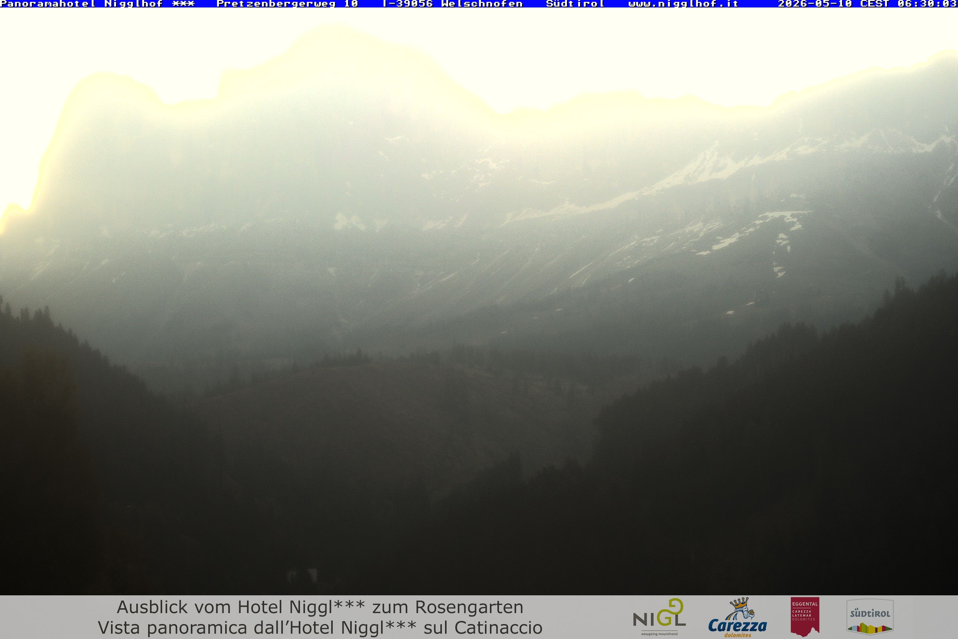 Archived image Webcam Welschnofen: Hotel Nigglhof