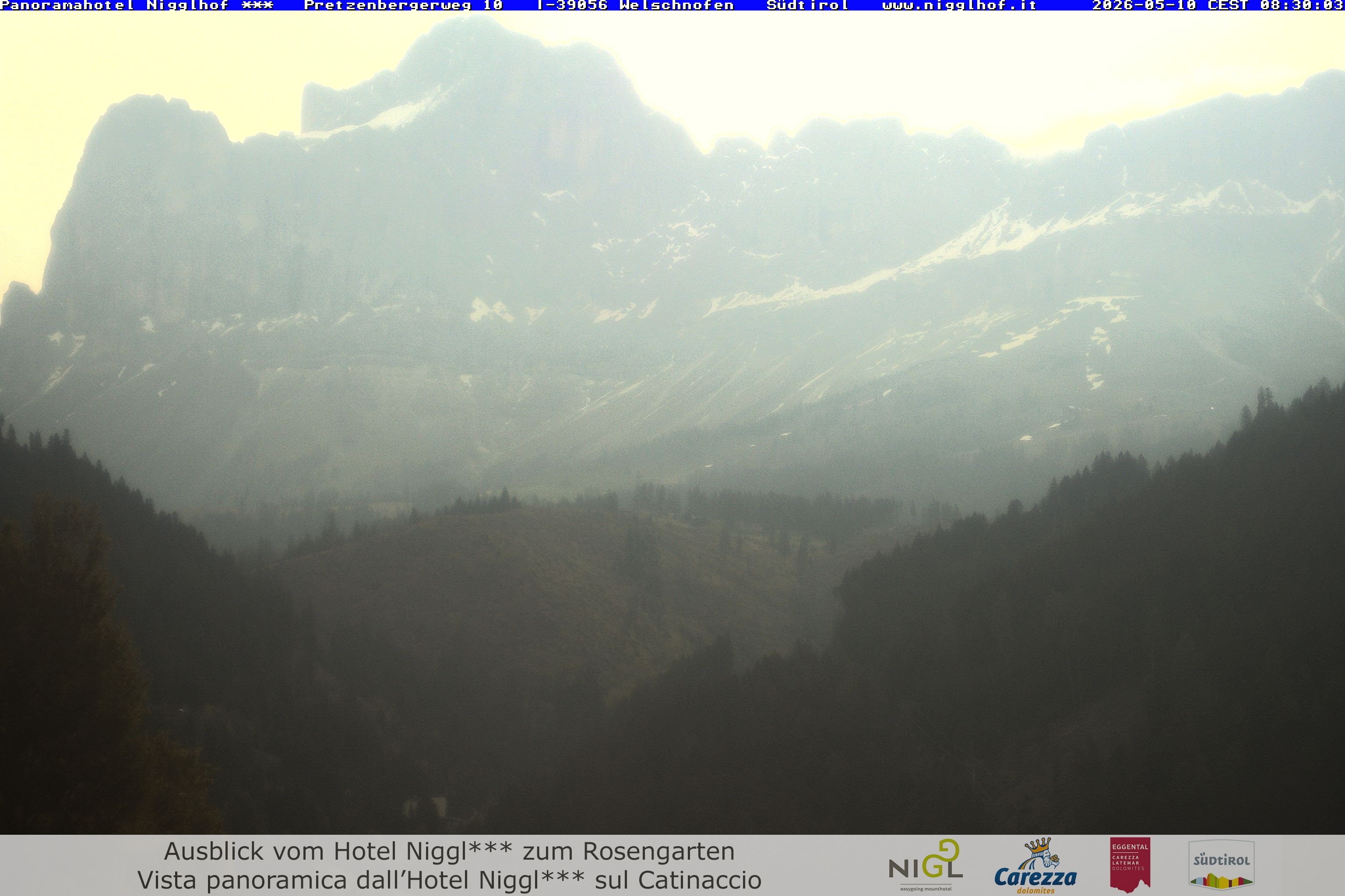 Archived image Webcam Welschnofen: Hotel Nigglhof