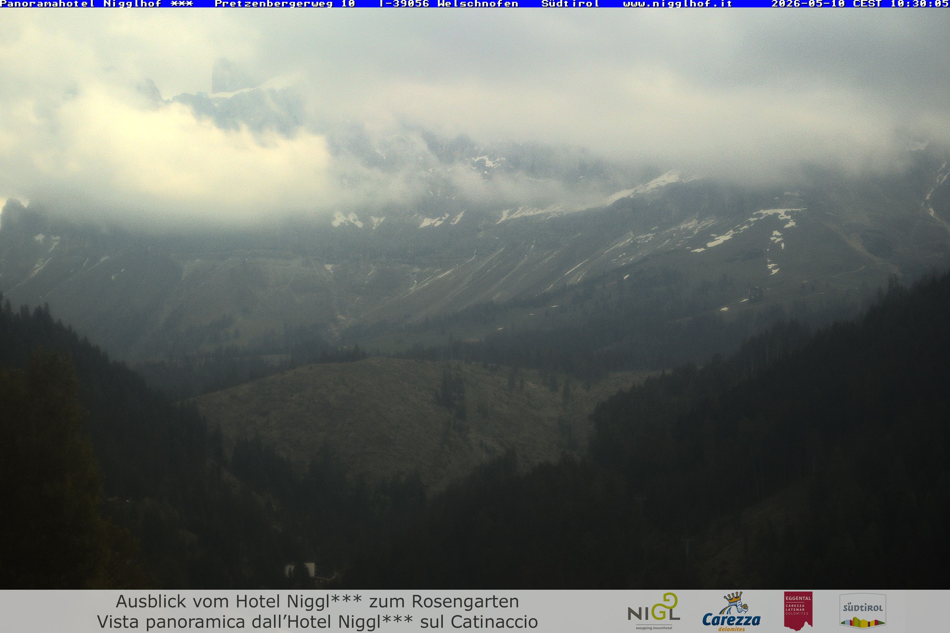 Archived image Webcam Welschnofen: Hotel Nigglhof
