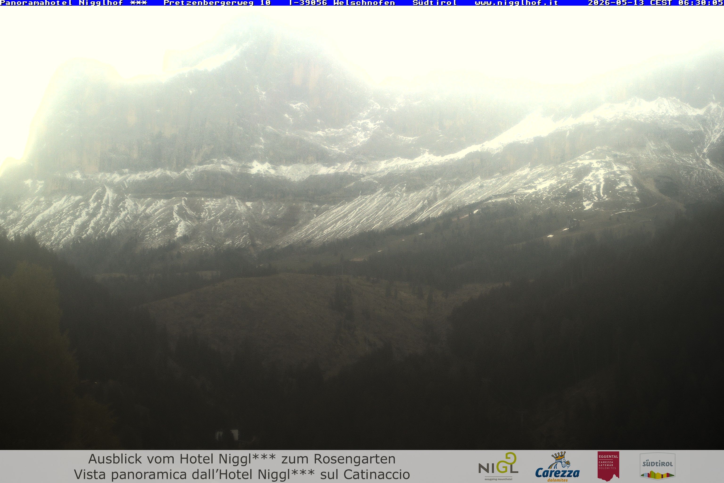Archived image Webcam Welschnofen: Hotel Nigglhof