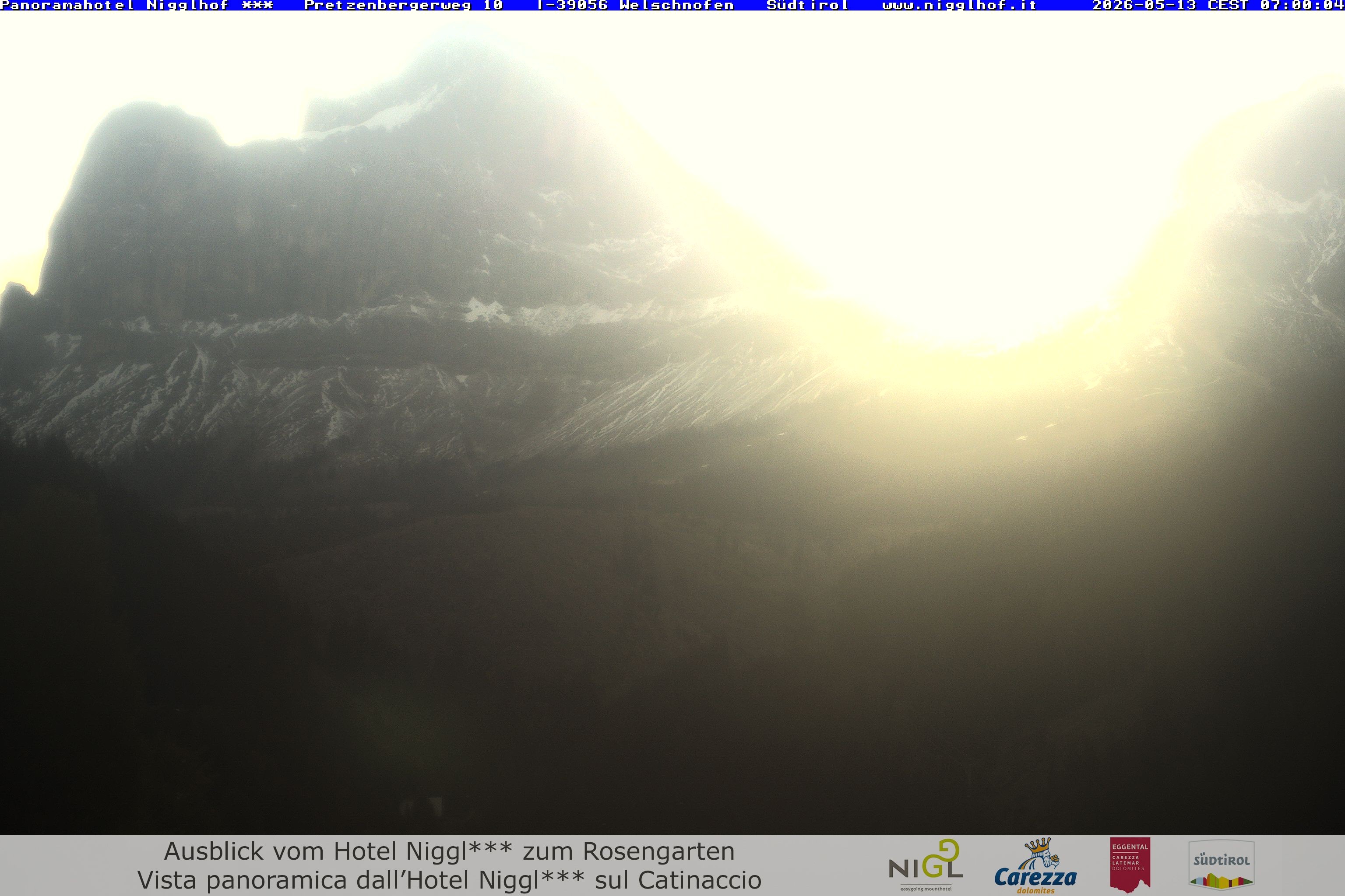 Archived image Webcam Welschnofen: Hotel Nigglhof