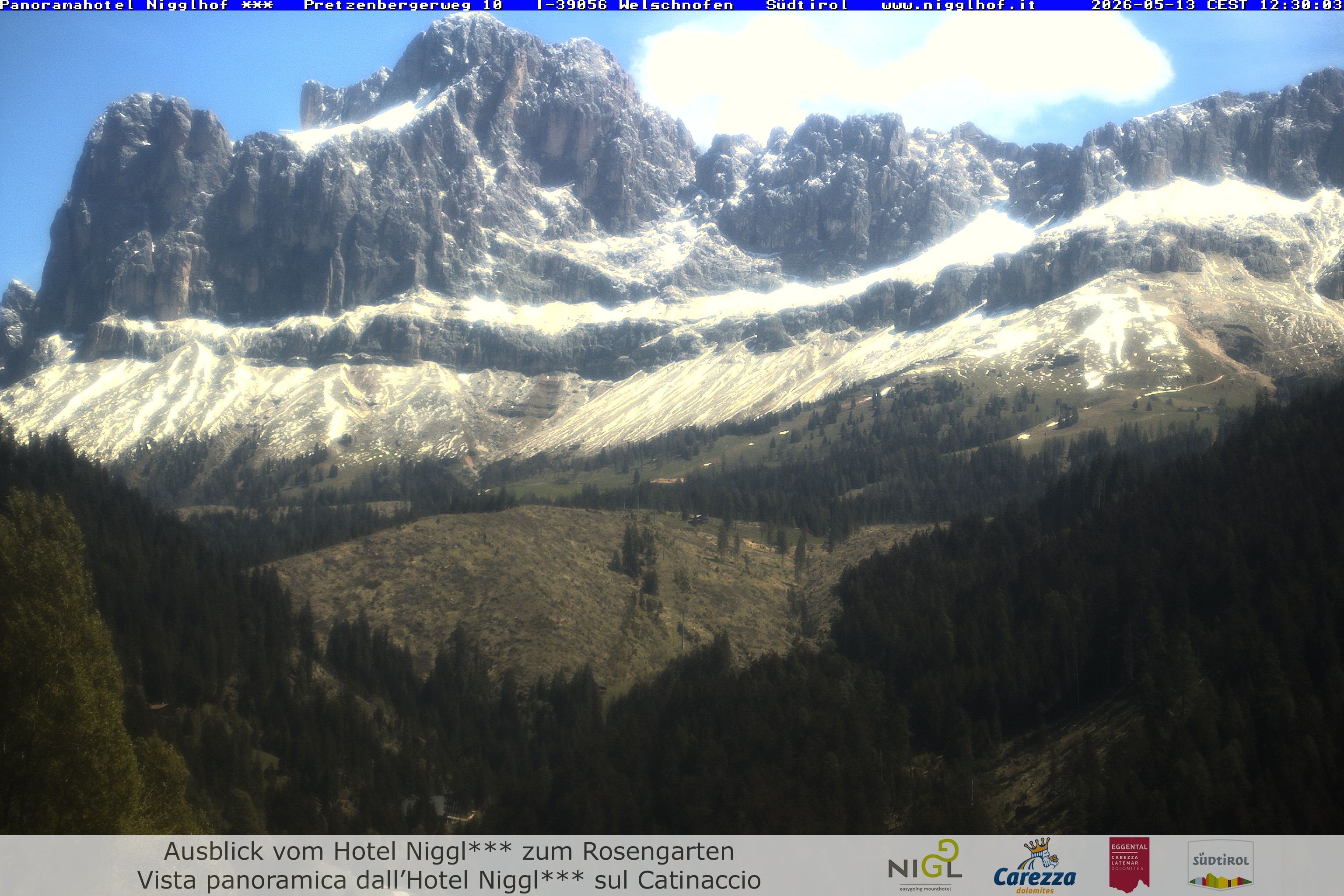Archiv Foto Webcam Welschnofen: Hotel Nigglhof