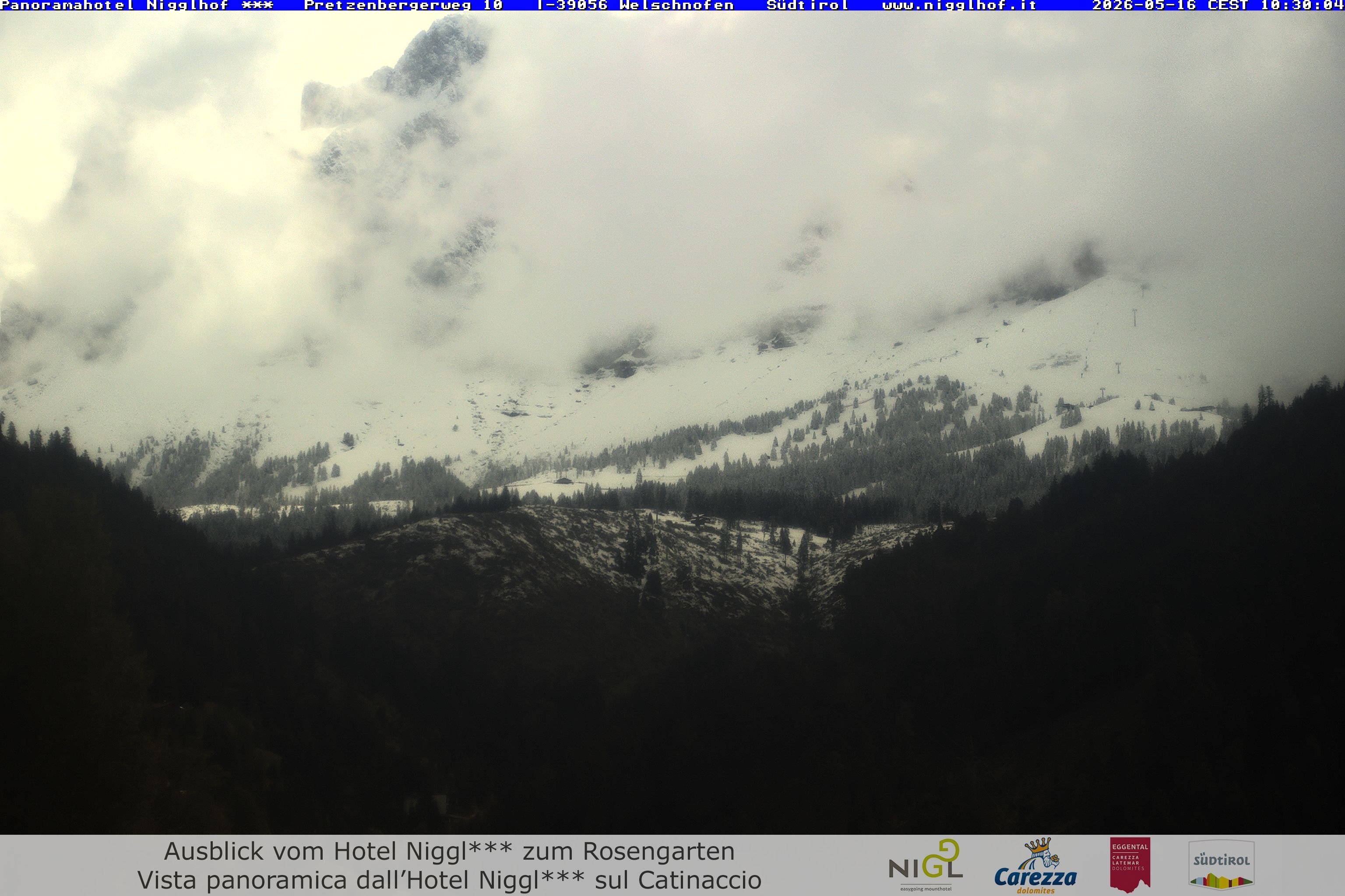 Archiv Foto Webcam Welschnofen: Hotel Nigglhof