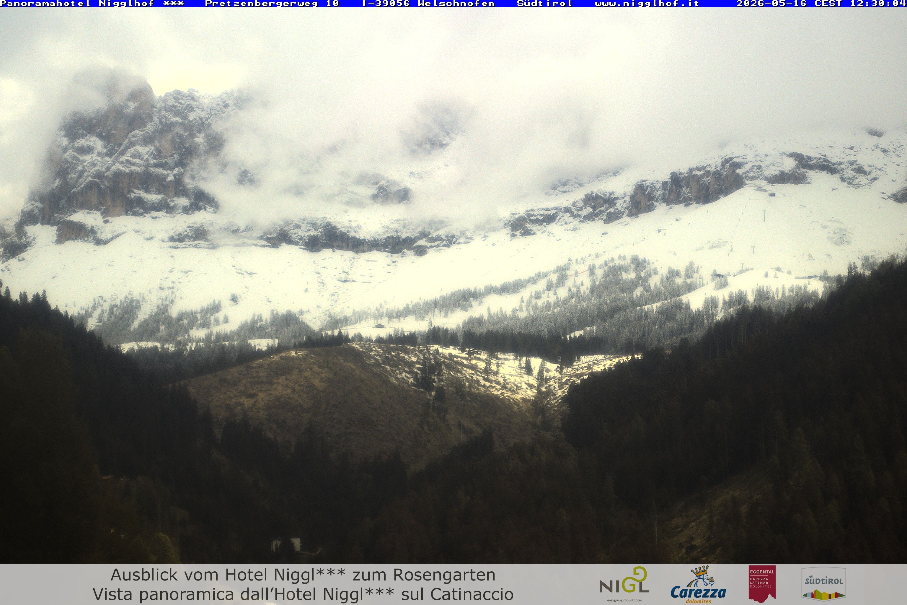 Archiv Foto Webcam Welschnofen: Hotel Nigglhof