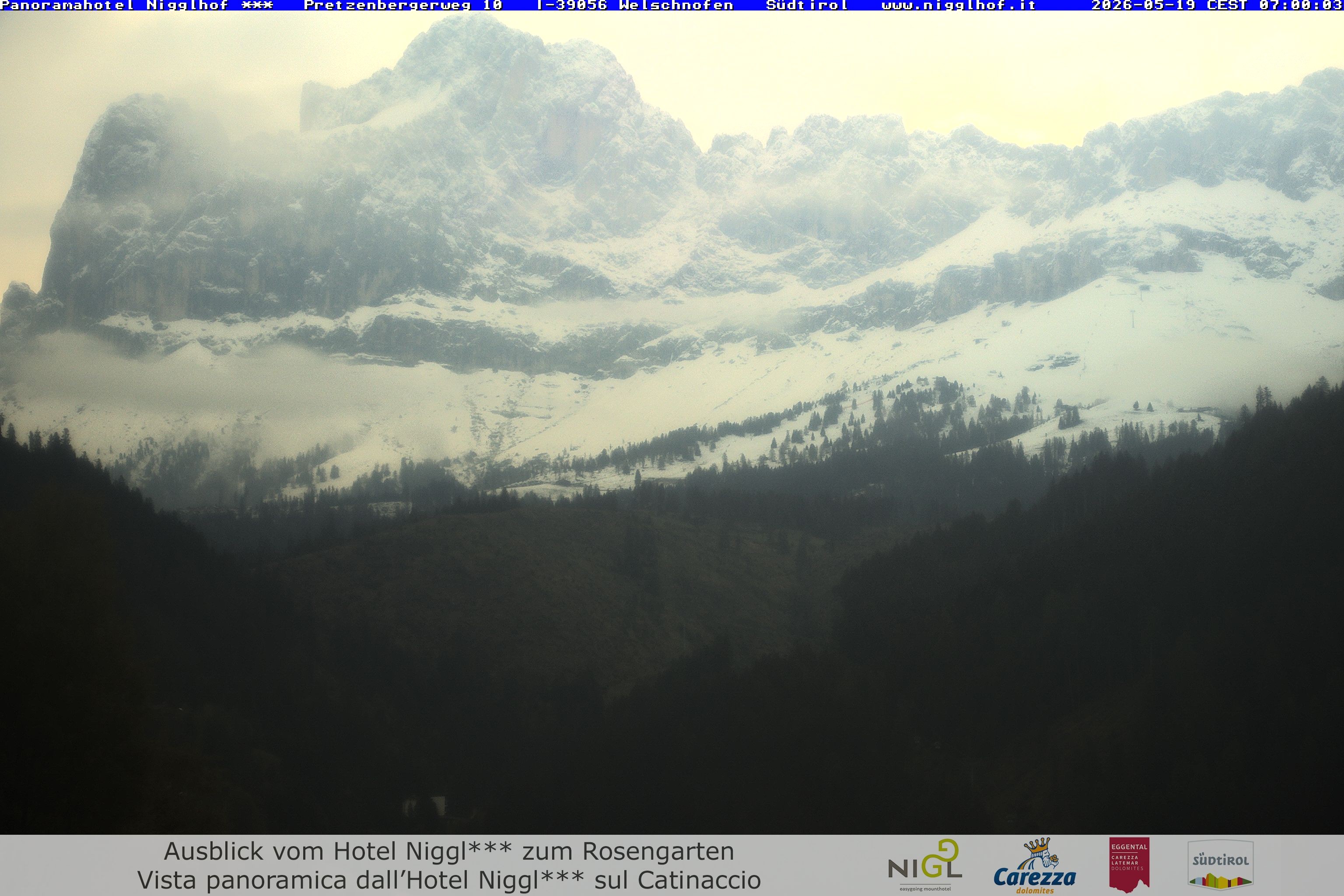 Archiv Foto Webcam Welschnofen: Hotel Nigglhof