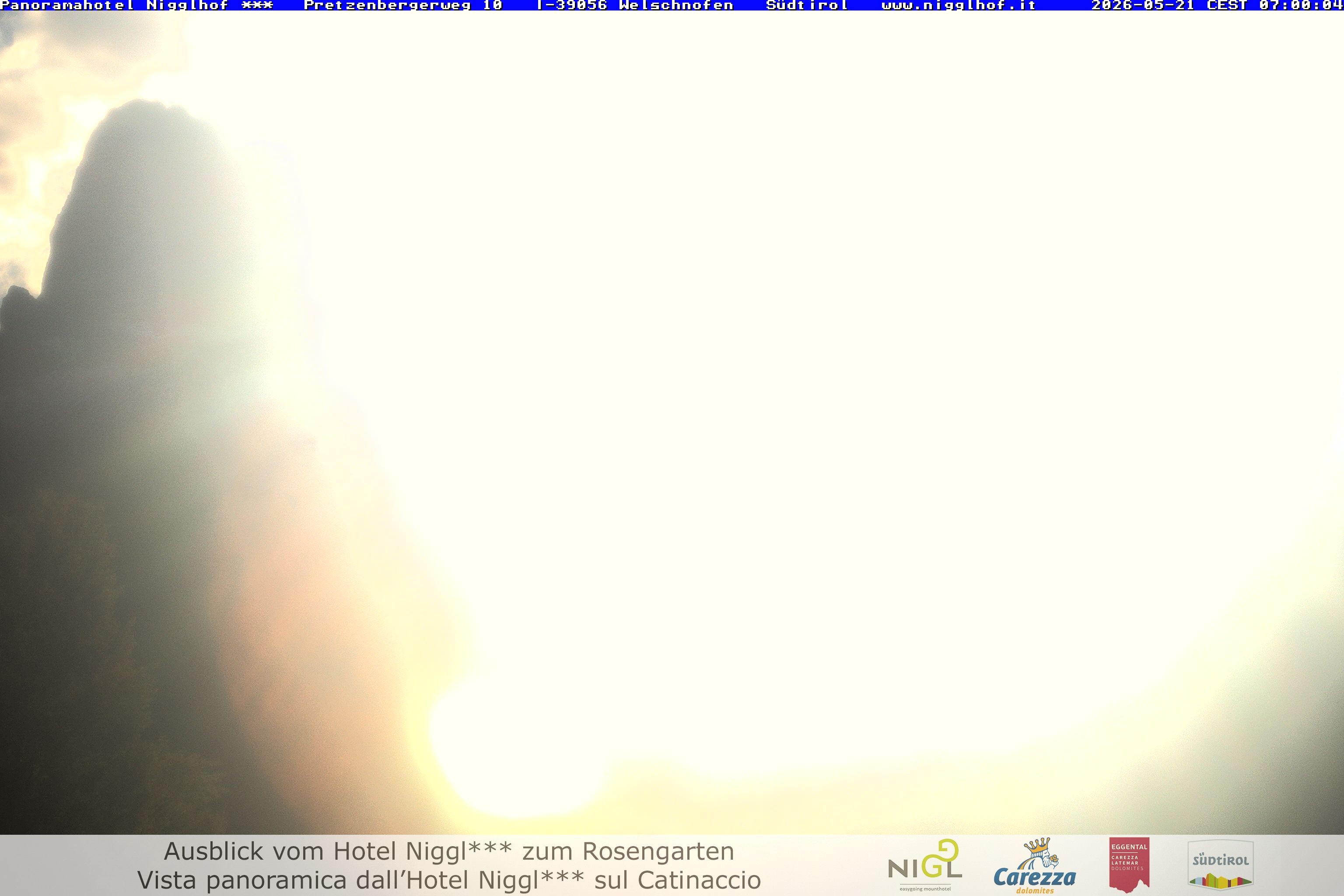 Archived image Webcam Welschnofen: Hotel Nigglhof