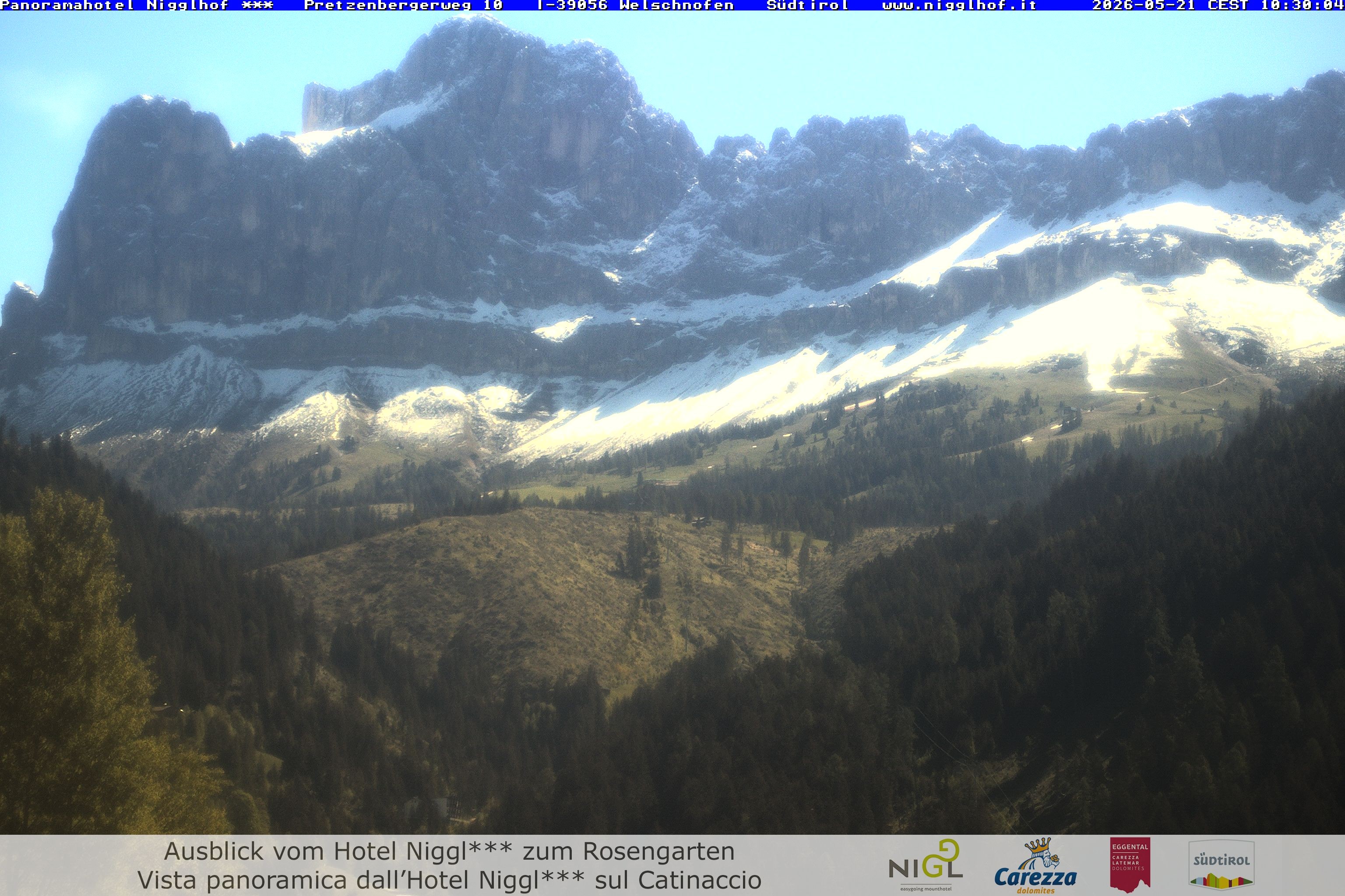 Archived image Webcam Welschnofen: Hotel Nigglhof