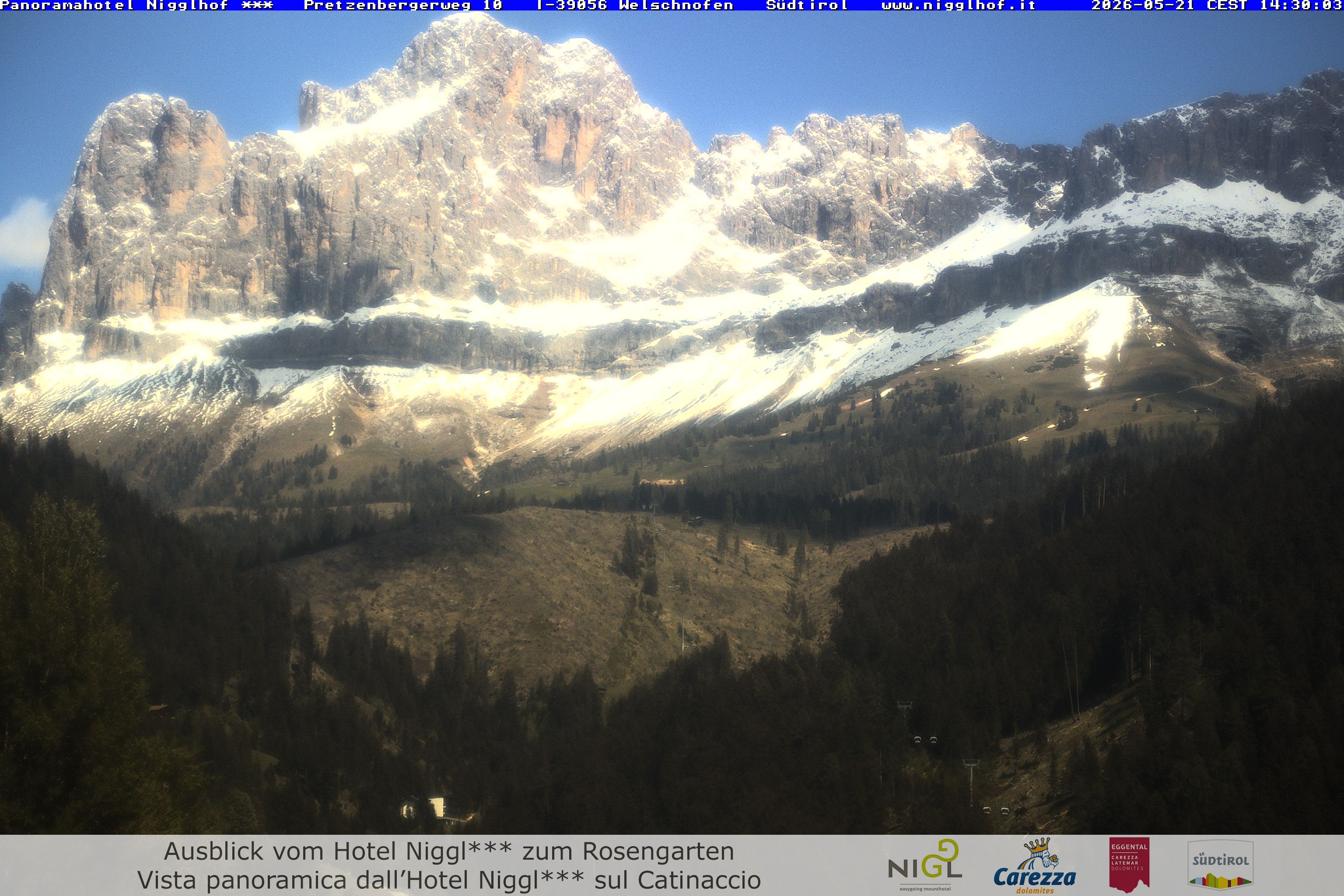 Archived image Webcam Welschnofen: Hotel Nigglhof
