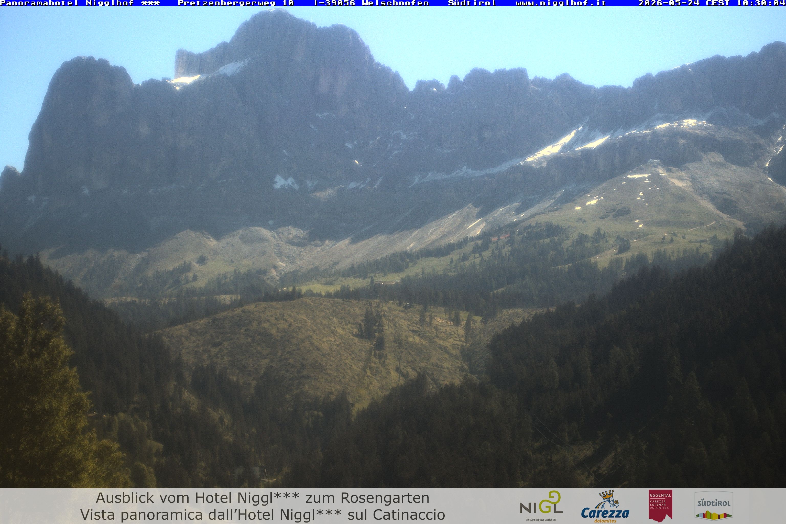 Archived image Webcam Welschnofen: Hotel Nigglhof
