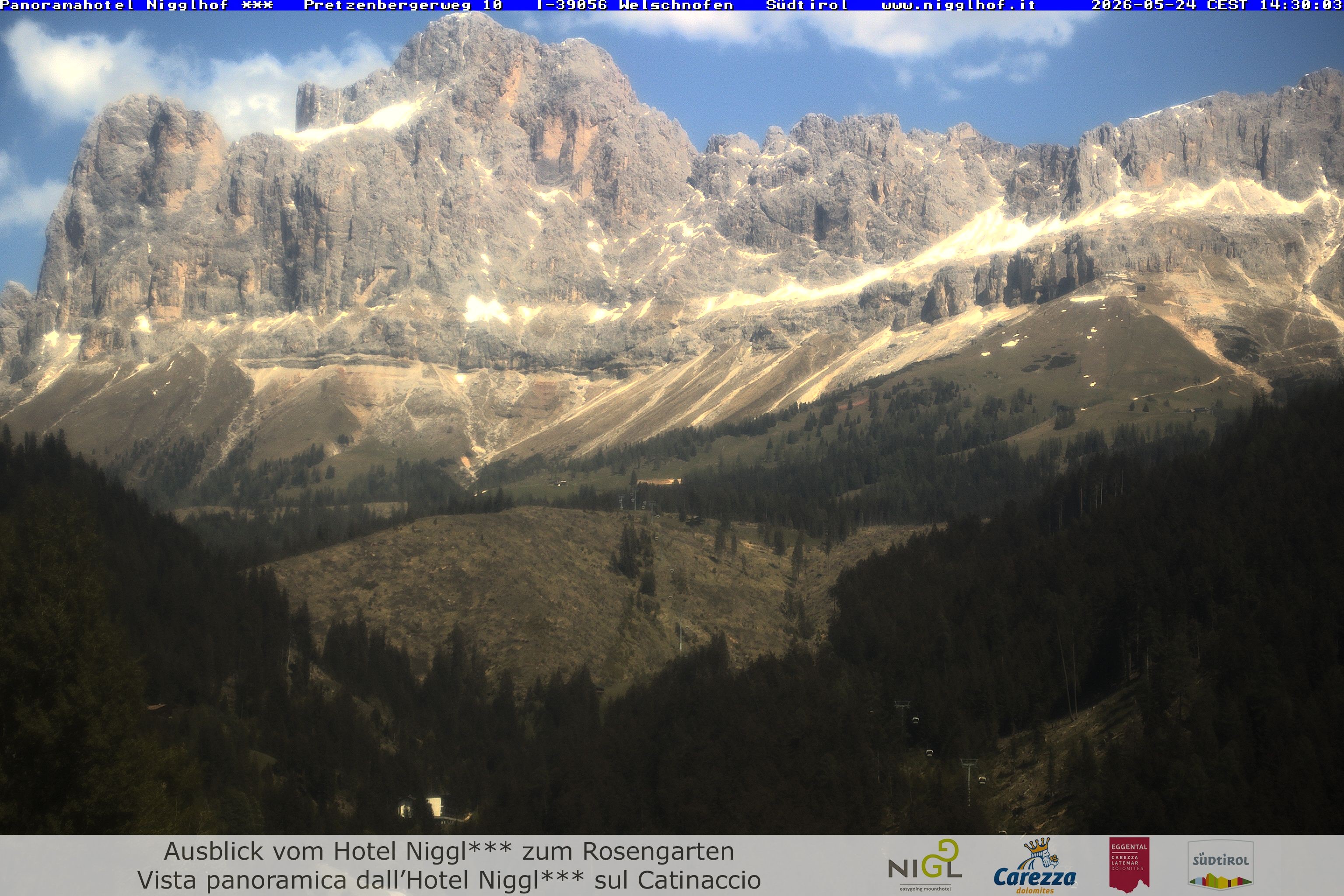 Archived image Webcam Welschnofen: Hotel Nigglhof