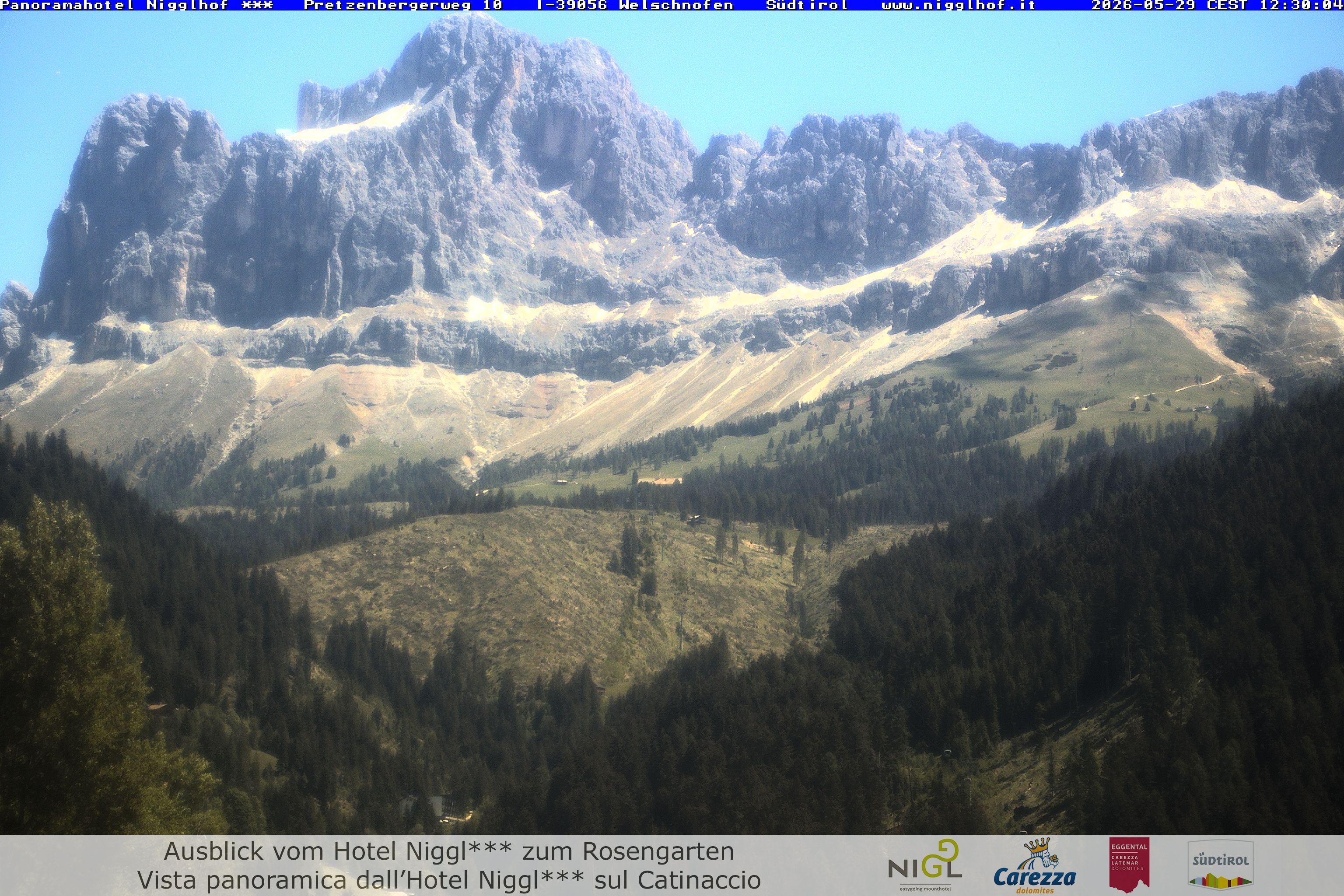 Archived image Webcam Welschnofen: Hotel Nigglhof