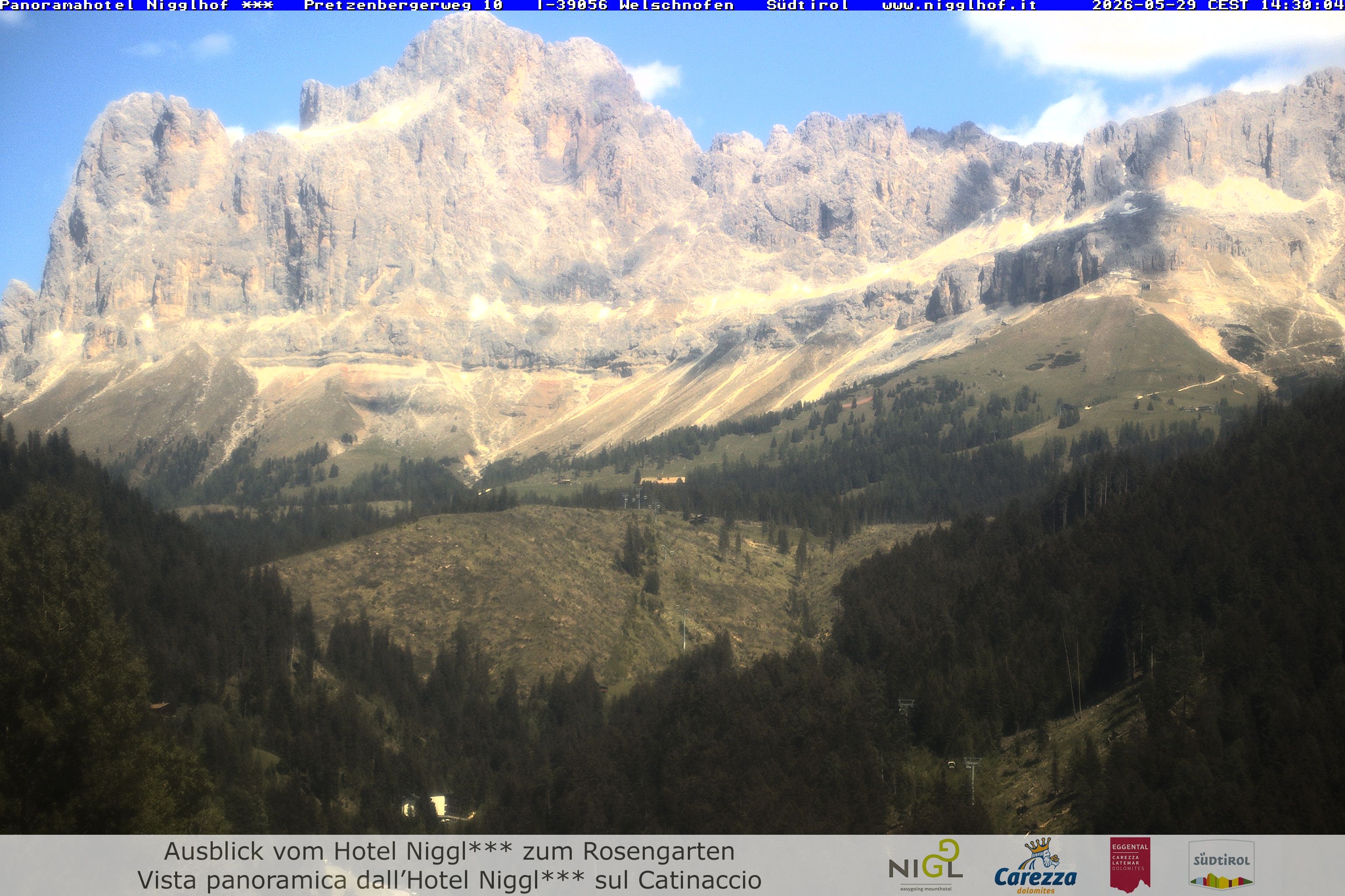 Archived image Webcam Welschnofen: Hotel Nigglhof