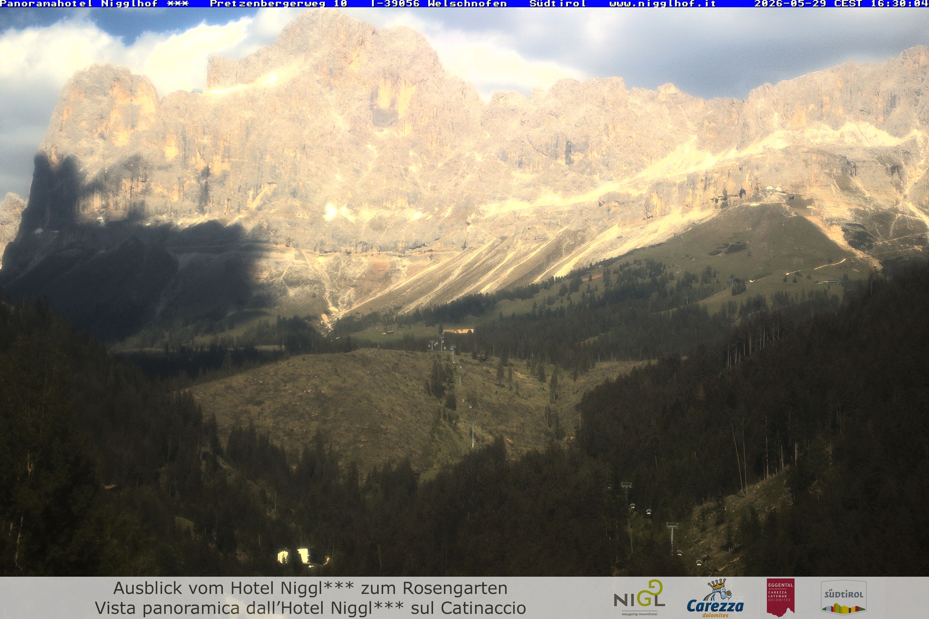 Archived image Webcam Welschnofen: Hotel Nigglhof