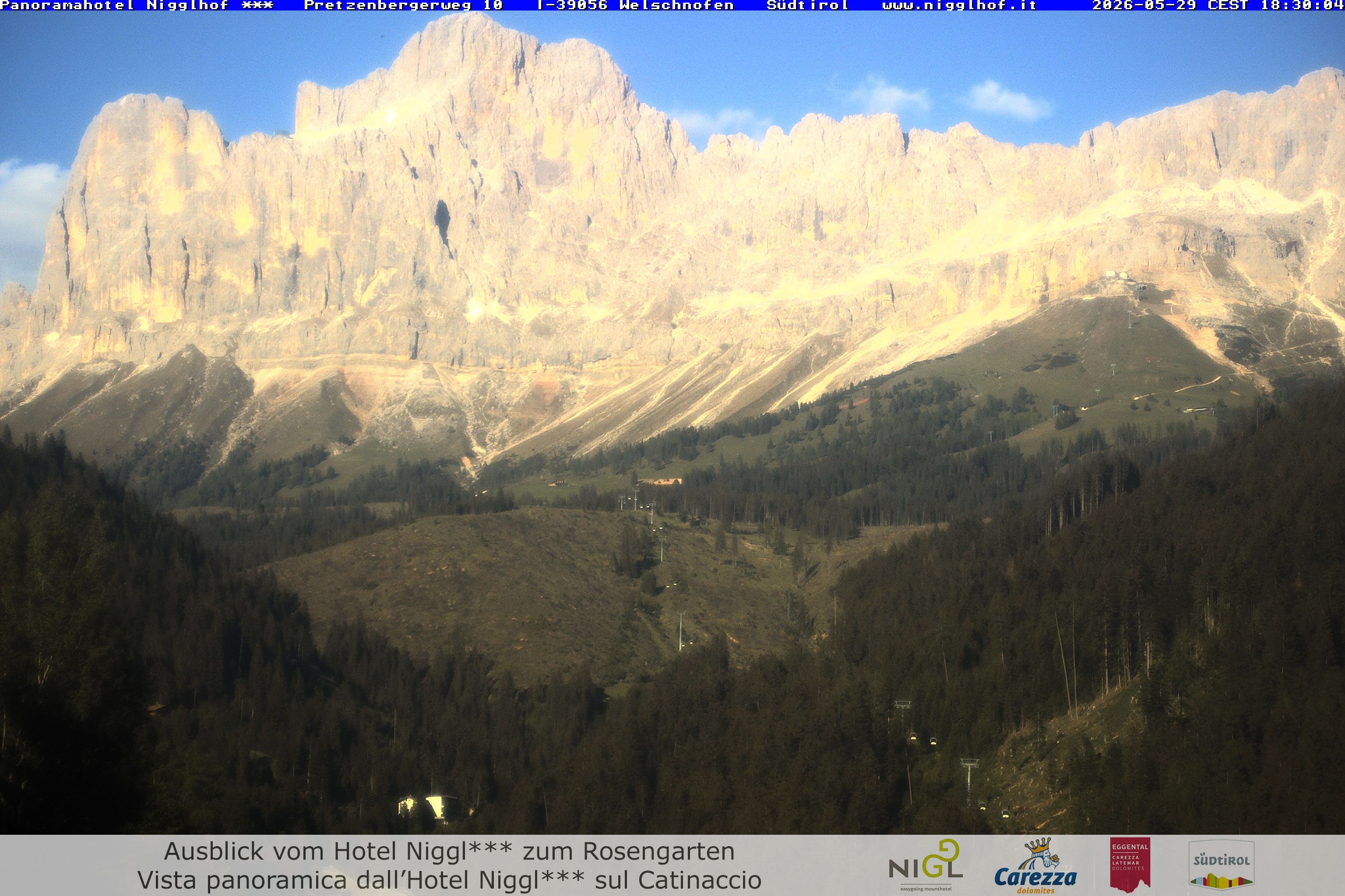 Archived image Webcam Welschnofen: Hotel Nigglhof