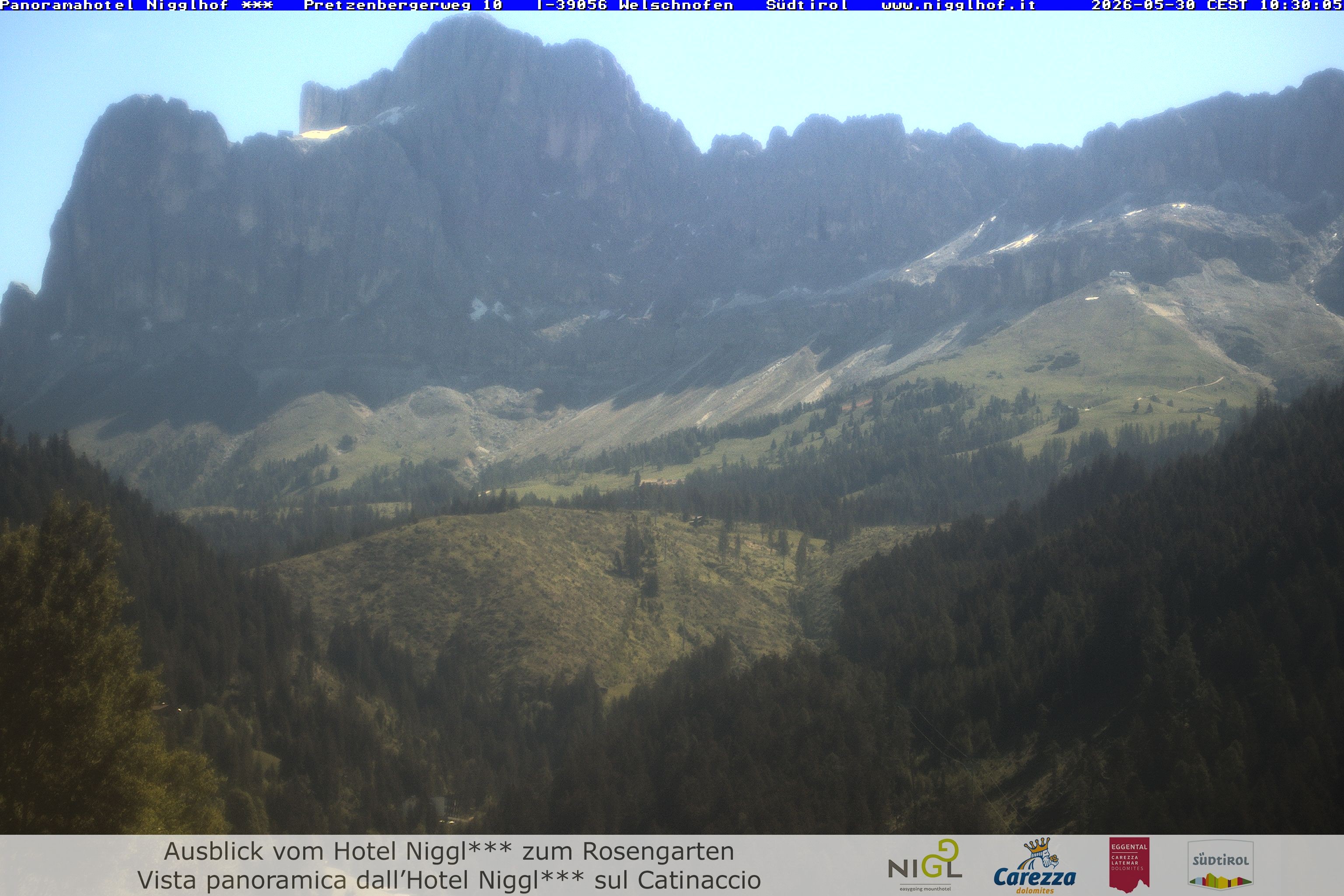 Archived image Webcam Welschnofen: Hotel Nigglhof