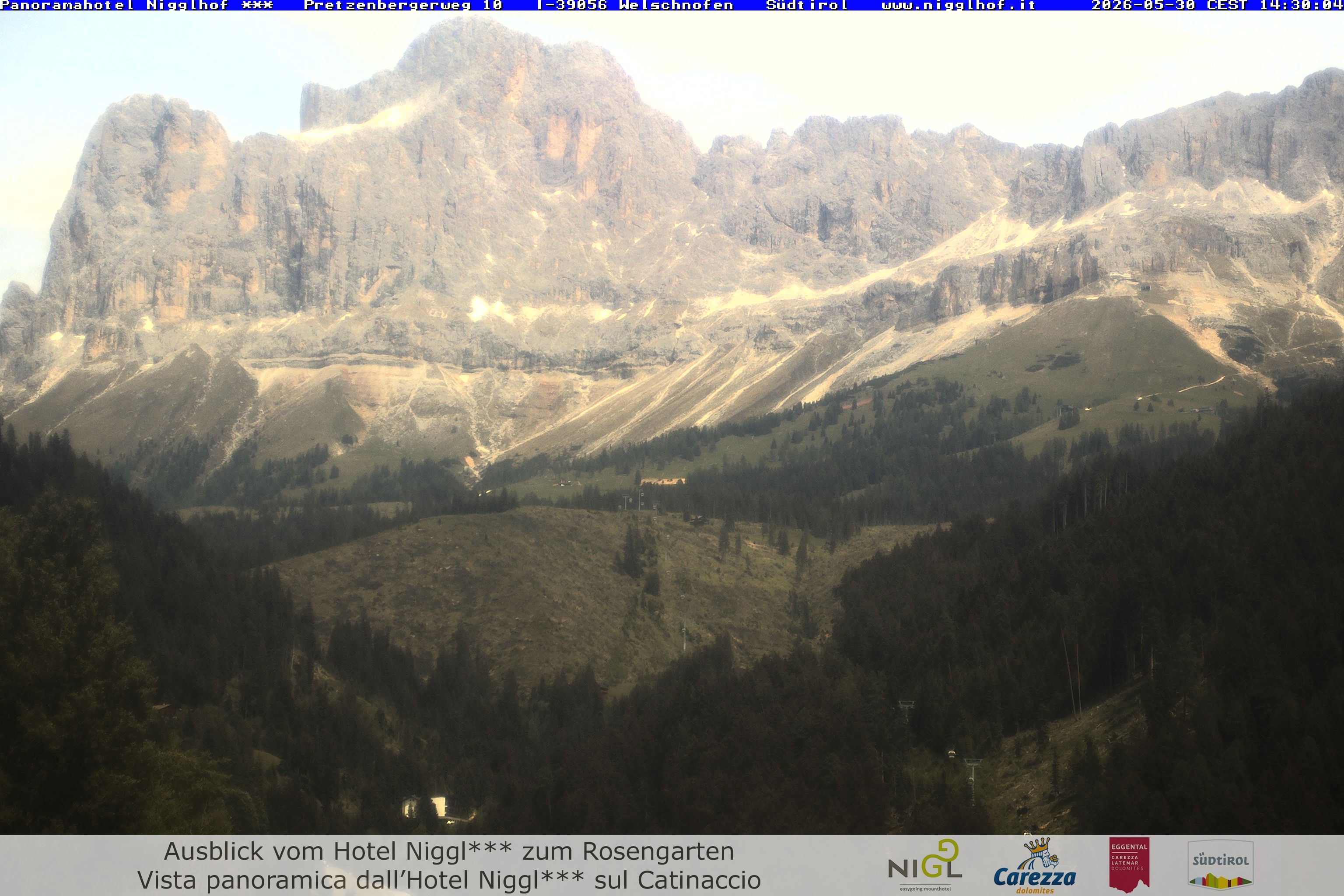 Archived image Webcam Welschnofen: Hotel Nigglhof