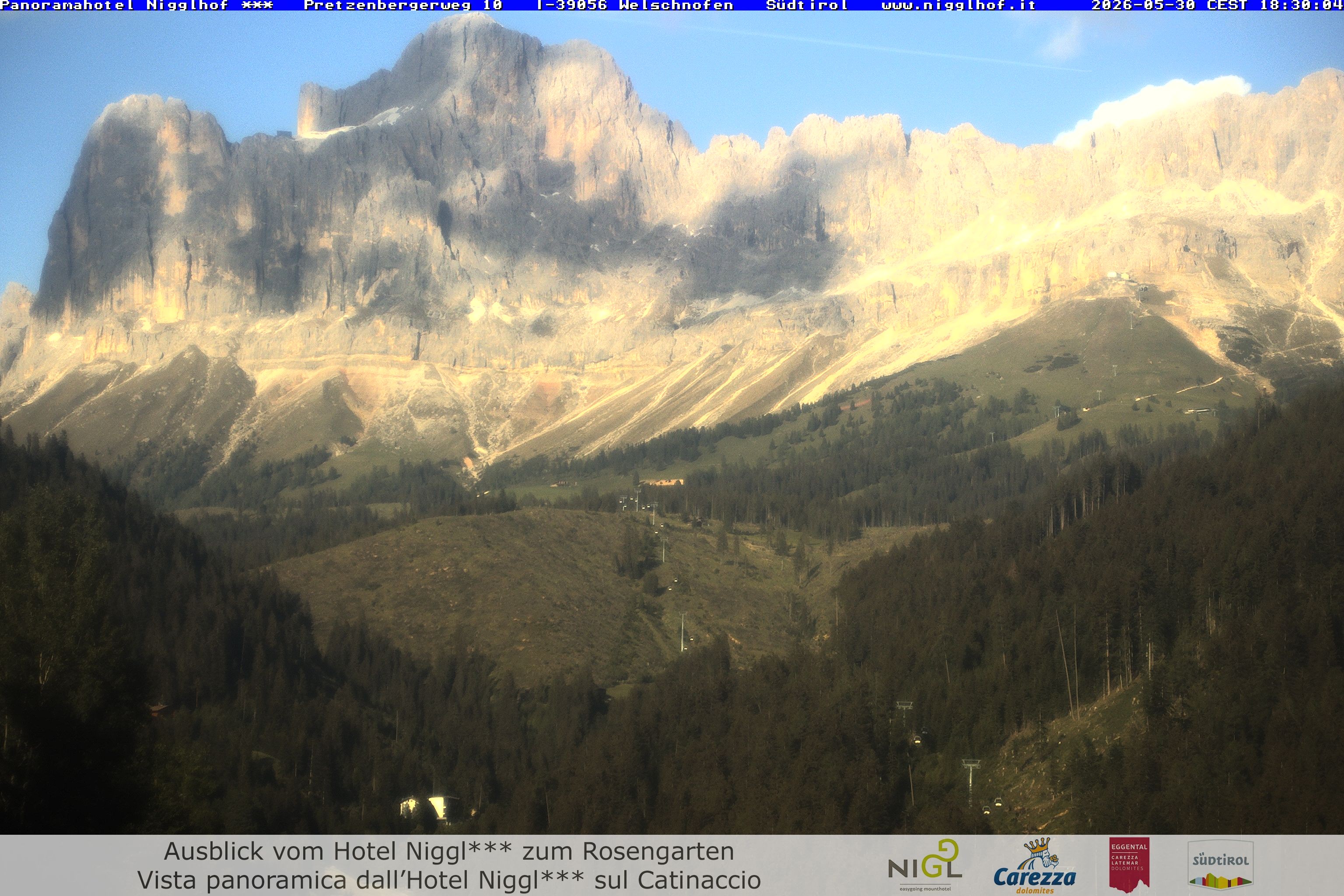 Archived image Webcam Welschnofen: Hotel Nigglhof