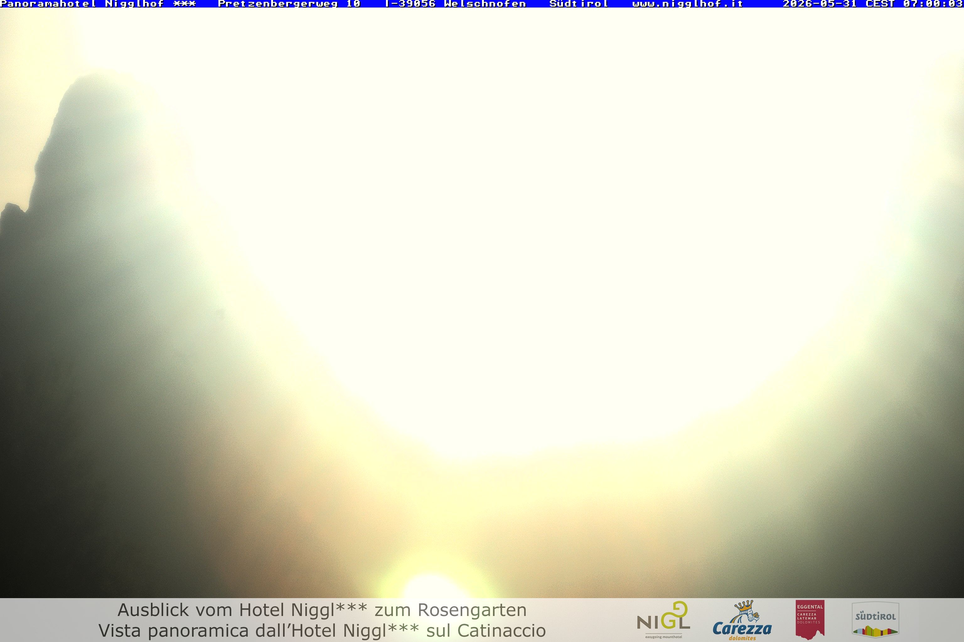 Archived image Webcam Welschnofen: Hotel Nigglhof