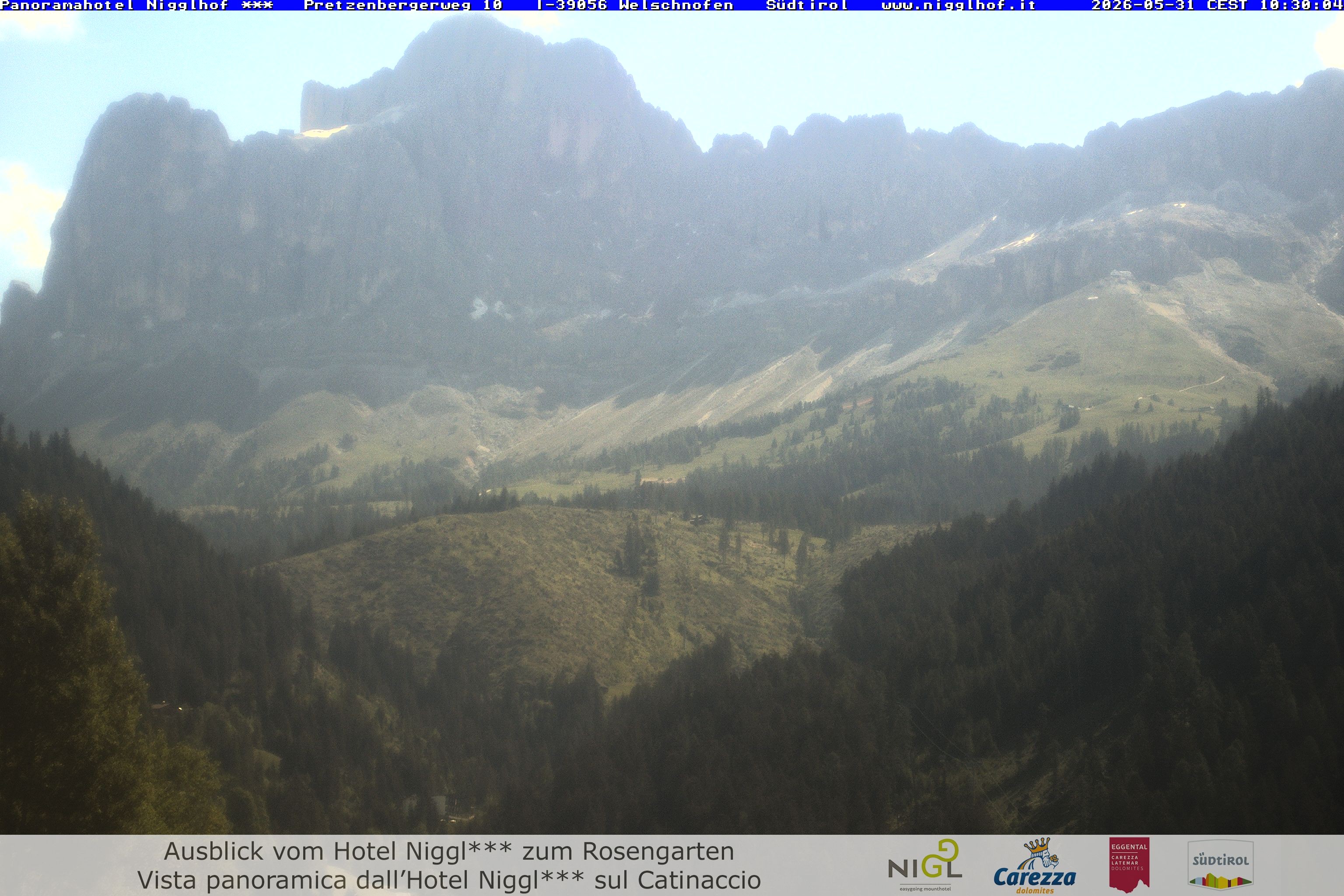 Archived image Webcam Welschnofen: Hotel Nigglhof