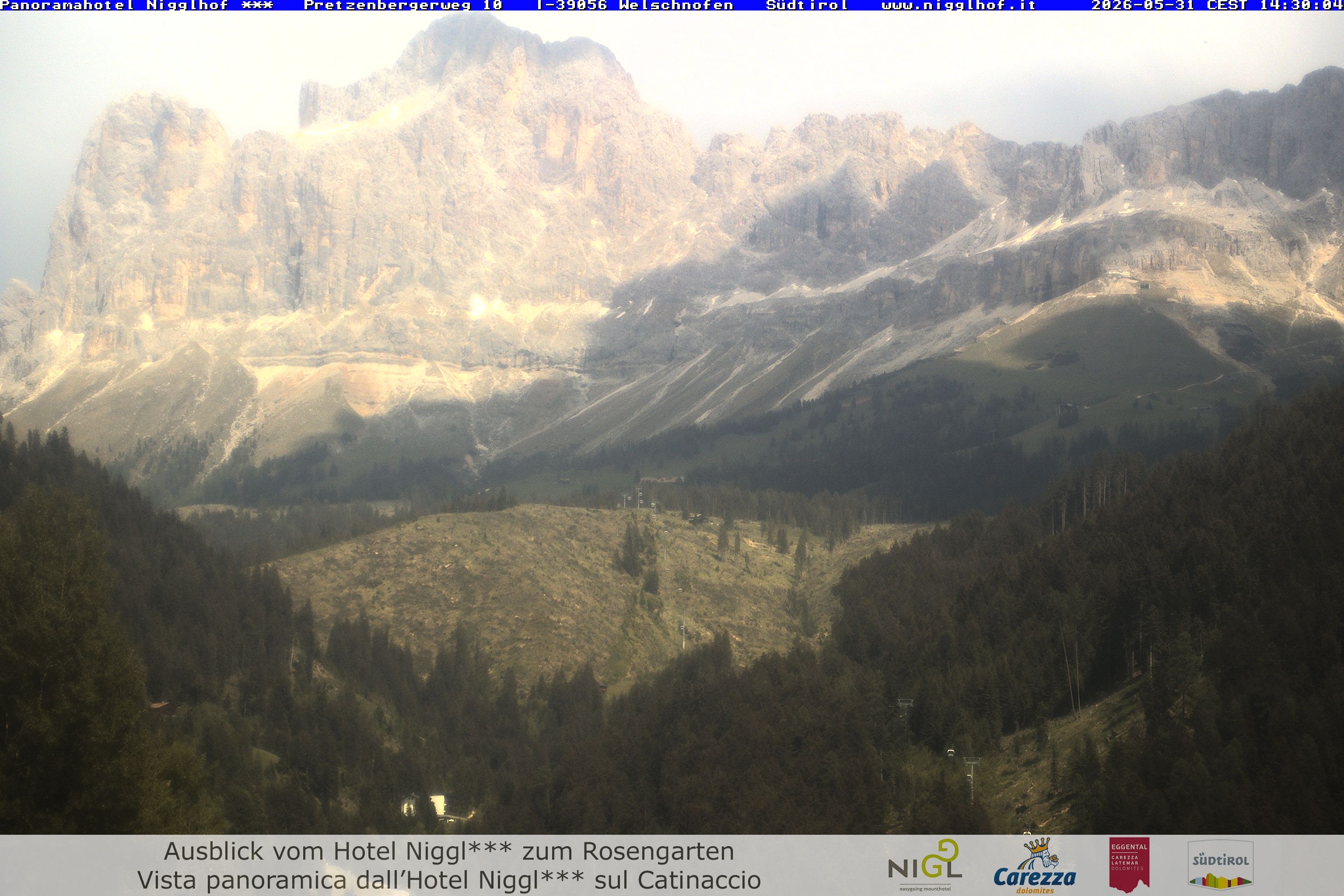 Archived image Webcam Welschnofen: Hotel Nigglhof