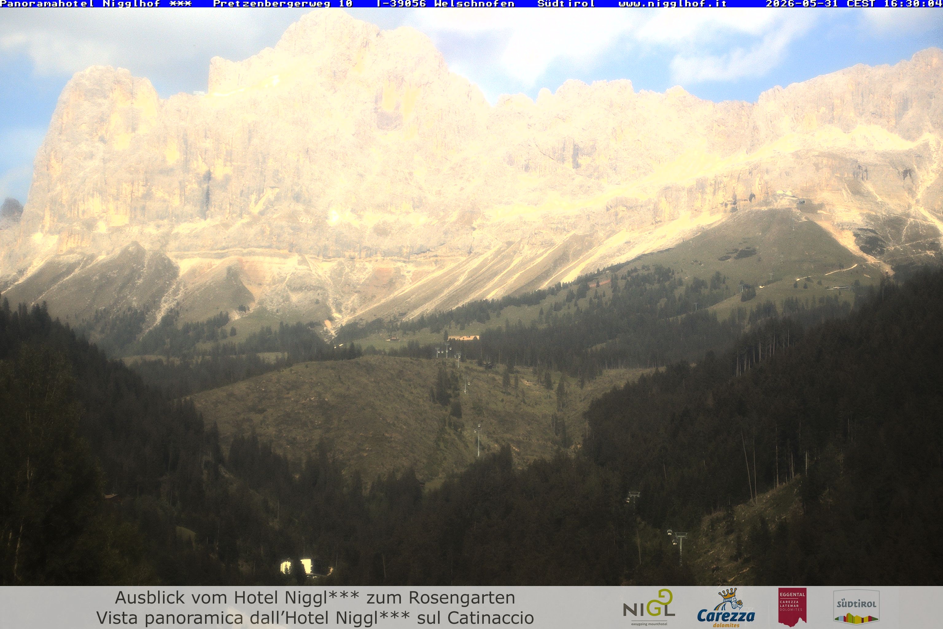 Archived image Webcam Welschnofen: Hotel Nigglhof