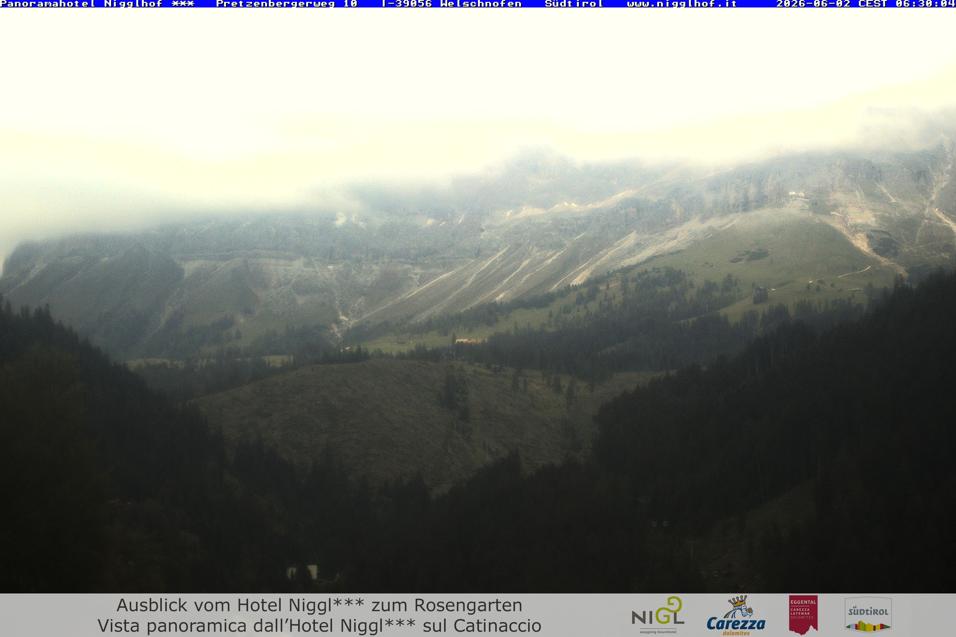 Archived image Webcam Welschnofen: Hotel Nigglhof