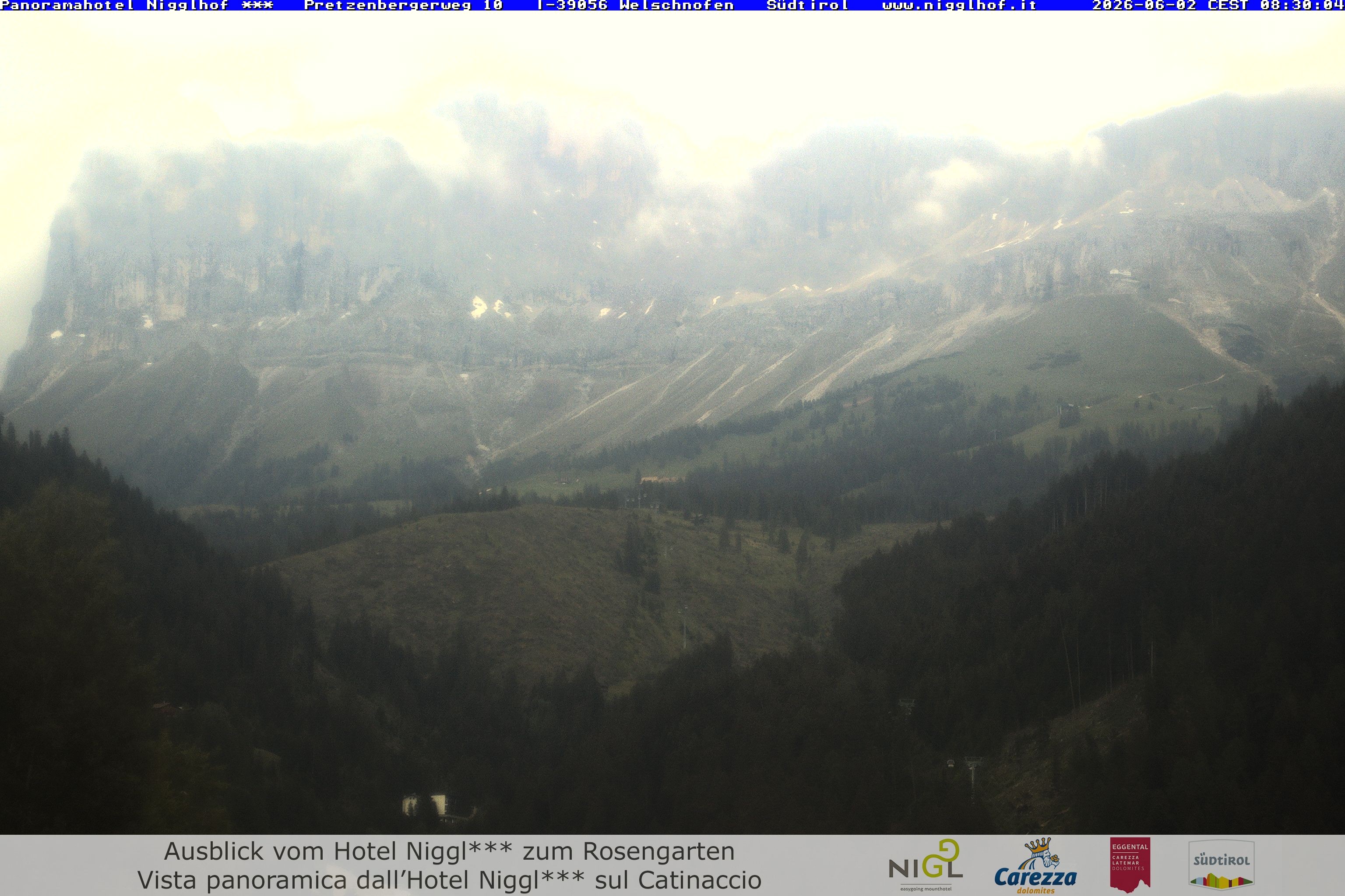 Archived image Webcam Welschnofen: Hotel Nigglhof