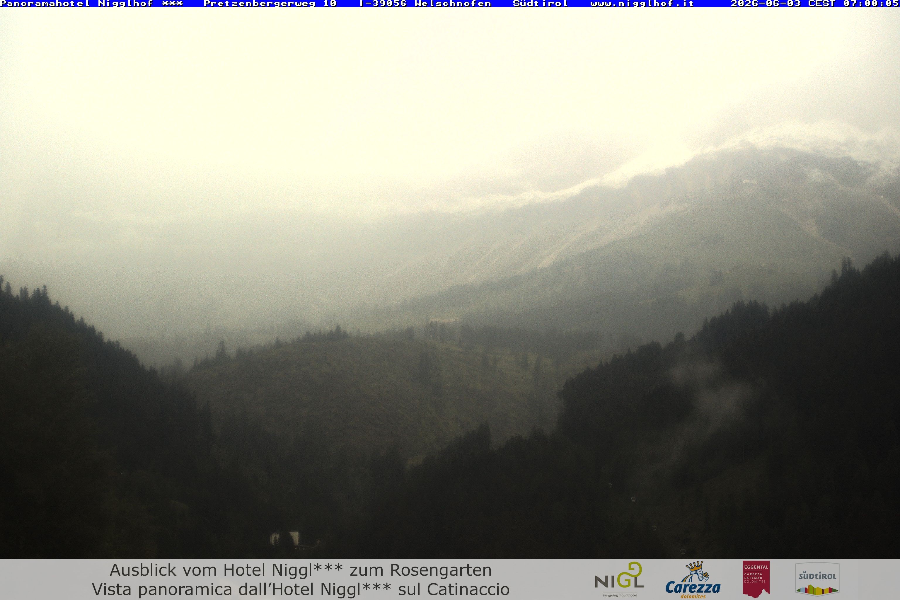 Archived image Webcam Welschnofen: Hotel Nigglhof