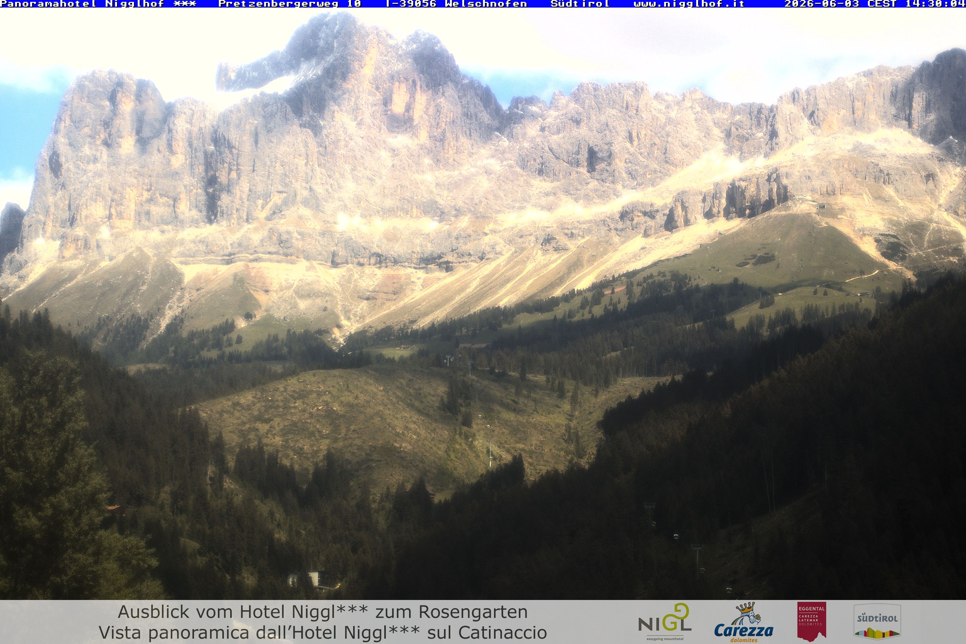 Archiv Foto Webcam Welschnofen: Hotel Nigglhof