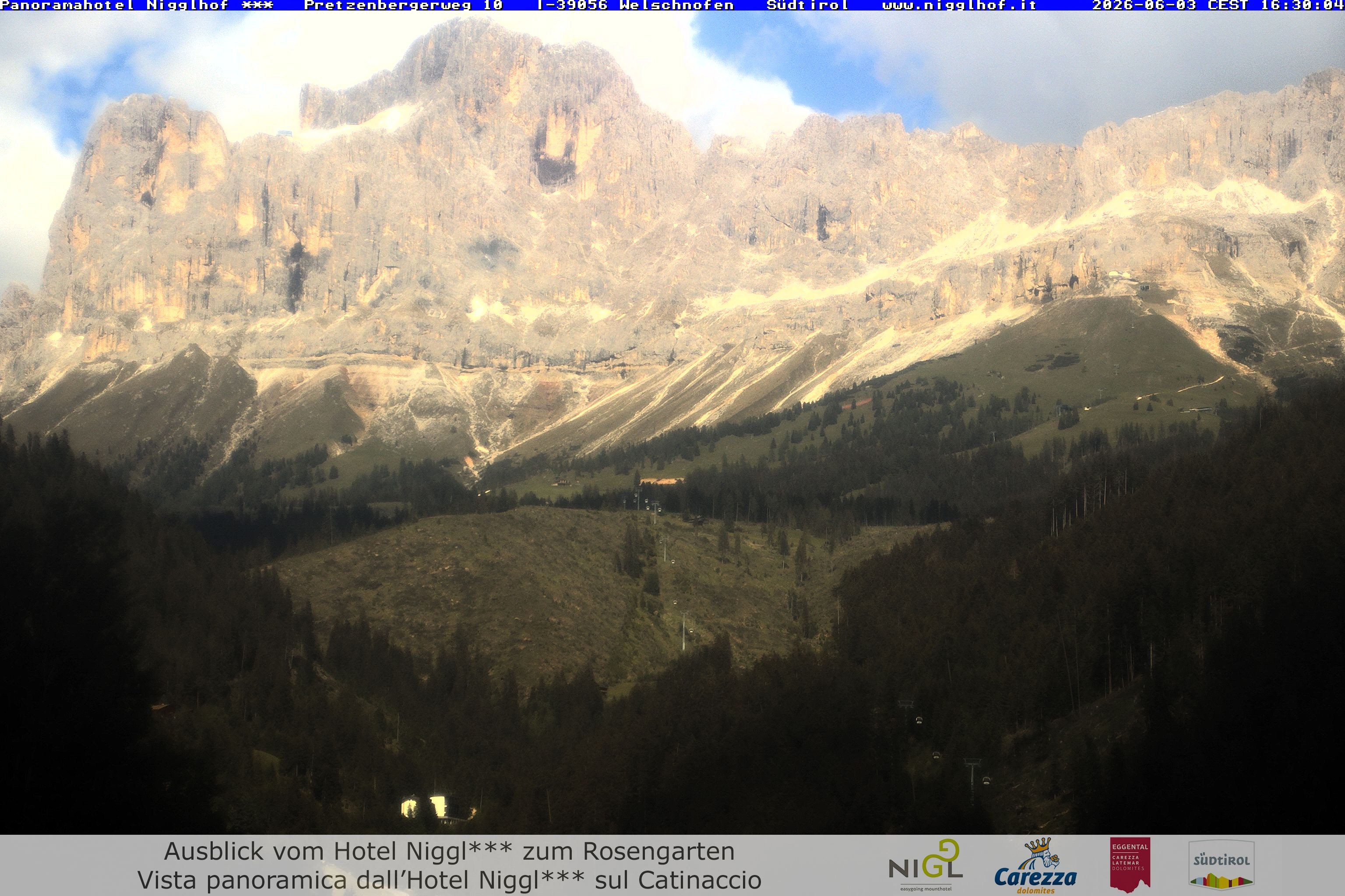 Archiv Foto Webcam Welschnofen: Hotel Nigglhof