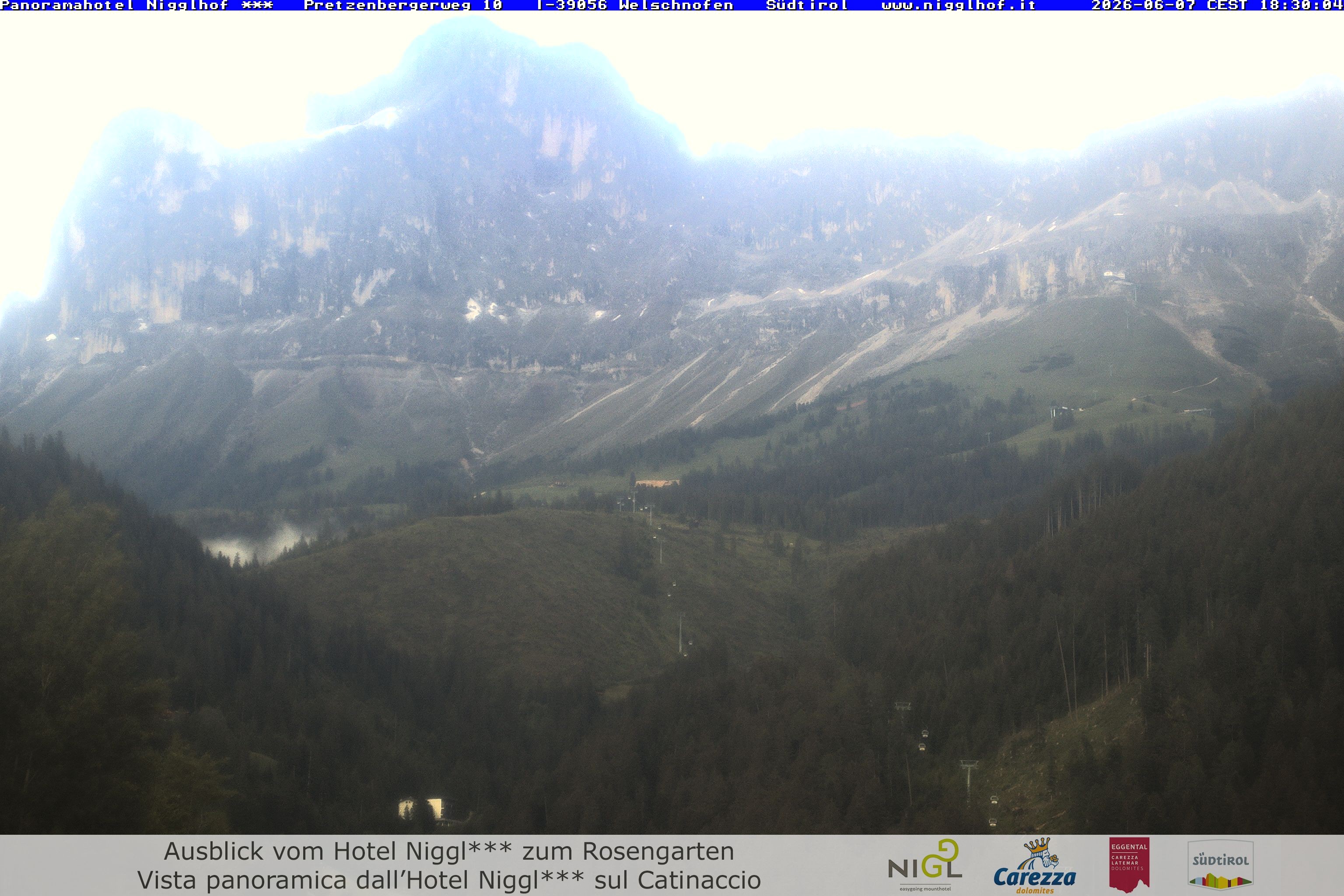 Archiv Foto Webcam Welschnofen: Hotel Nigglhof