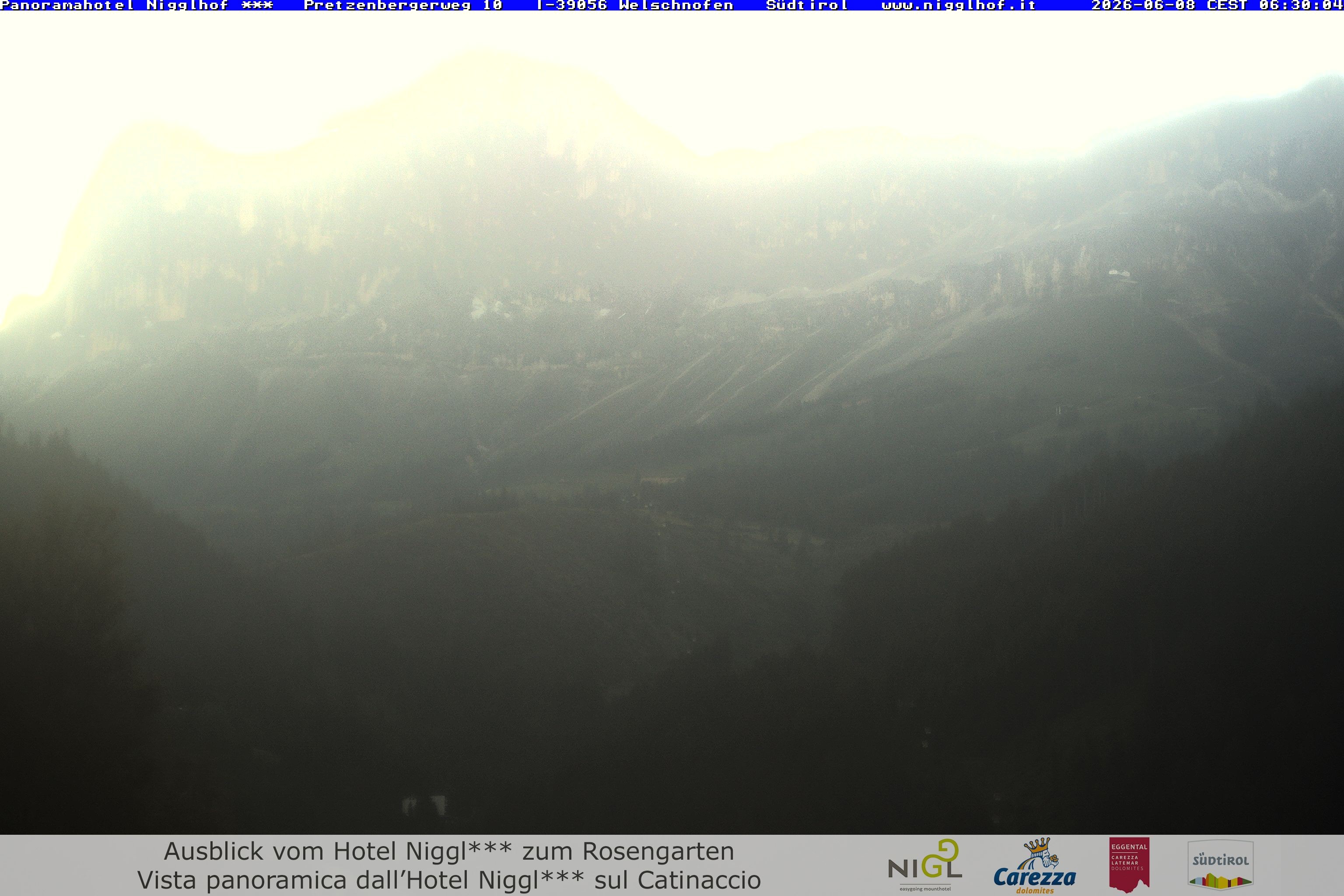 Archived image Webcam Welschnofen: Hotel Nigglhof