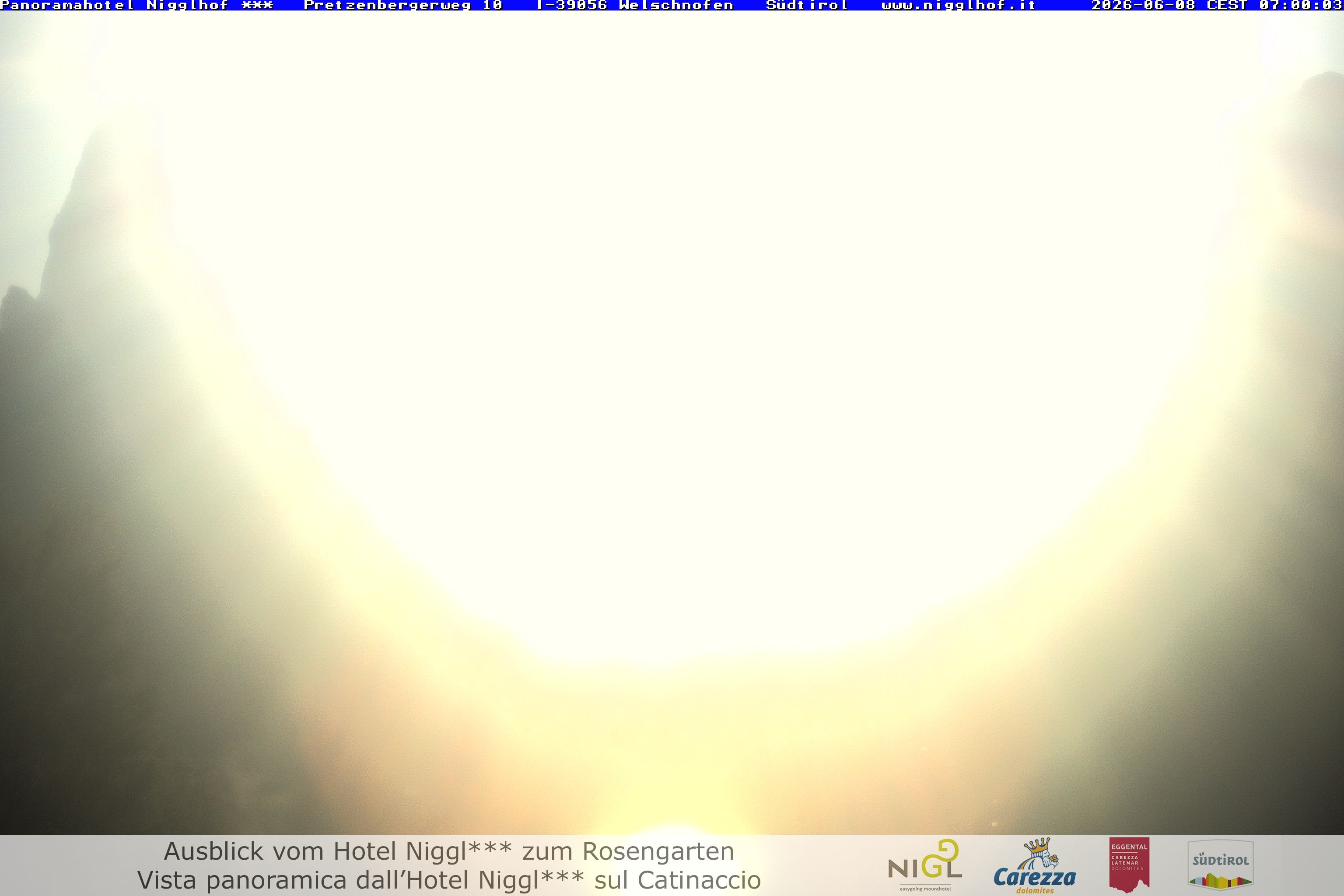 Archived image Webcam Welschnofen: Hotel Nigglhof