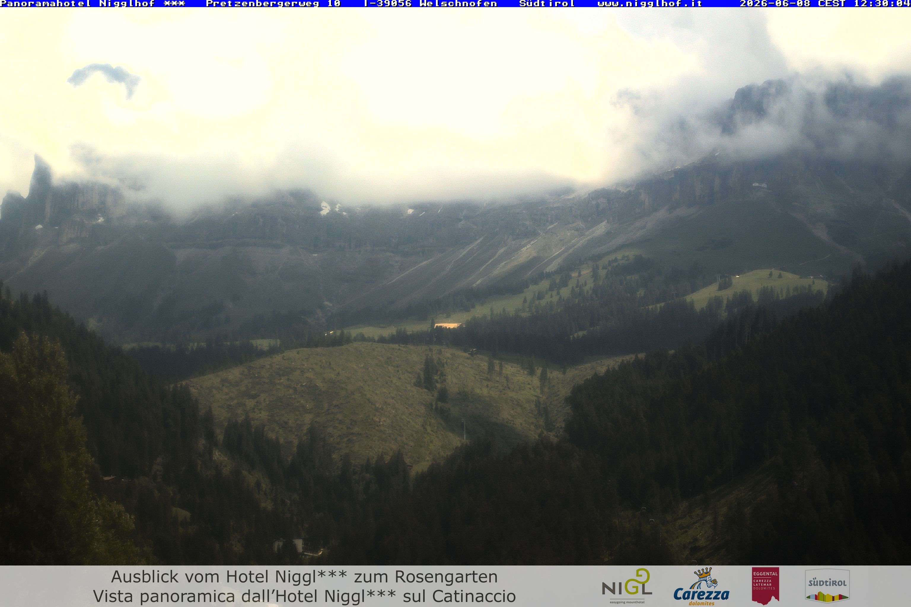 Archiv Foto Webcam Welschnofen: Hotel Nigglhof