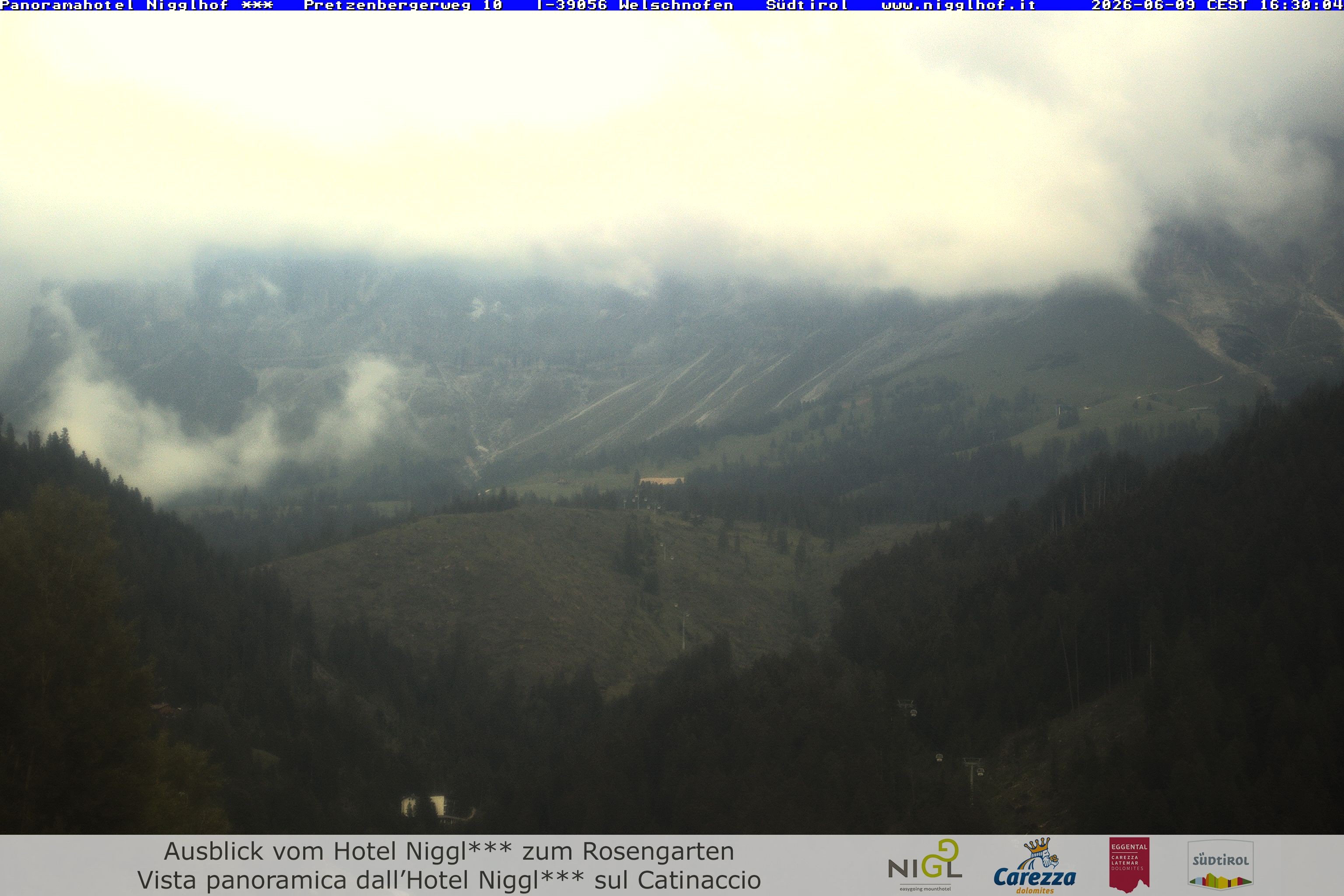 Archived image Webcam Welschnofen: Hotel Nigglhof
