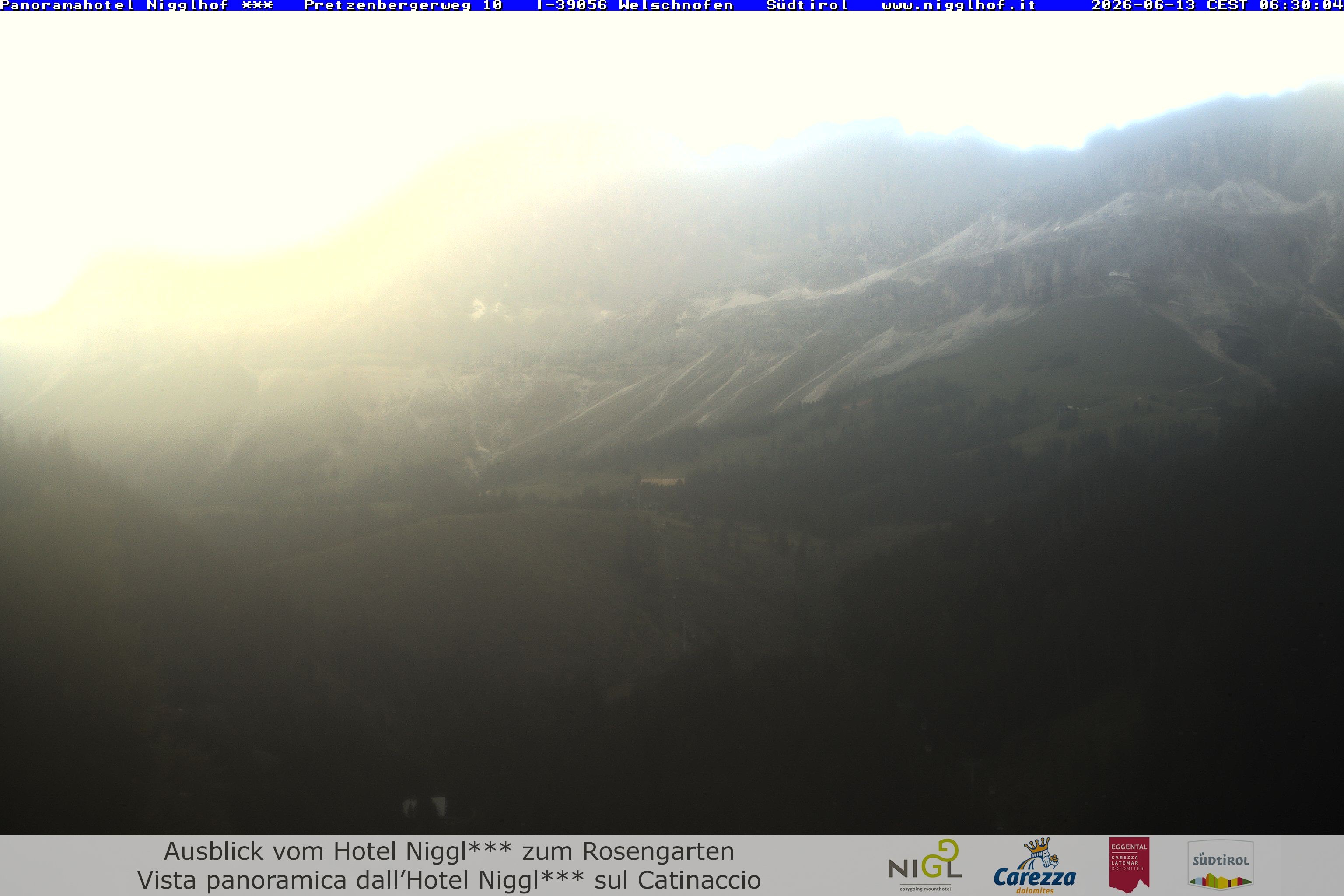 Archived image Webcam Welschnofen: Hotel Nigglhof