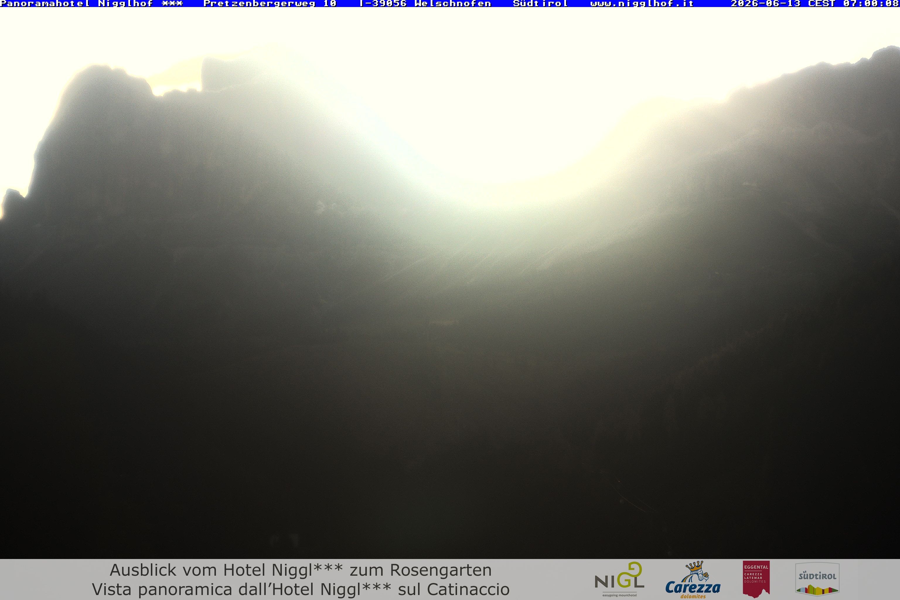 Archived image Webcam Welschnofen: Hotel Nigglhof