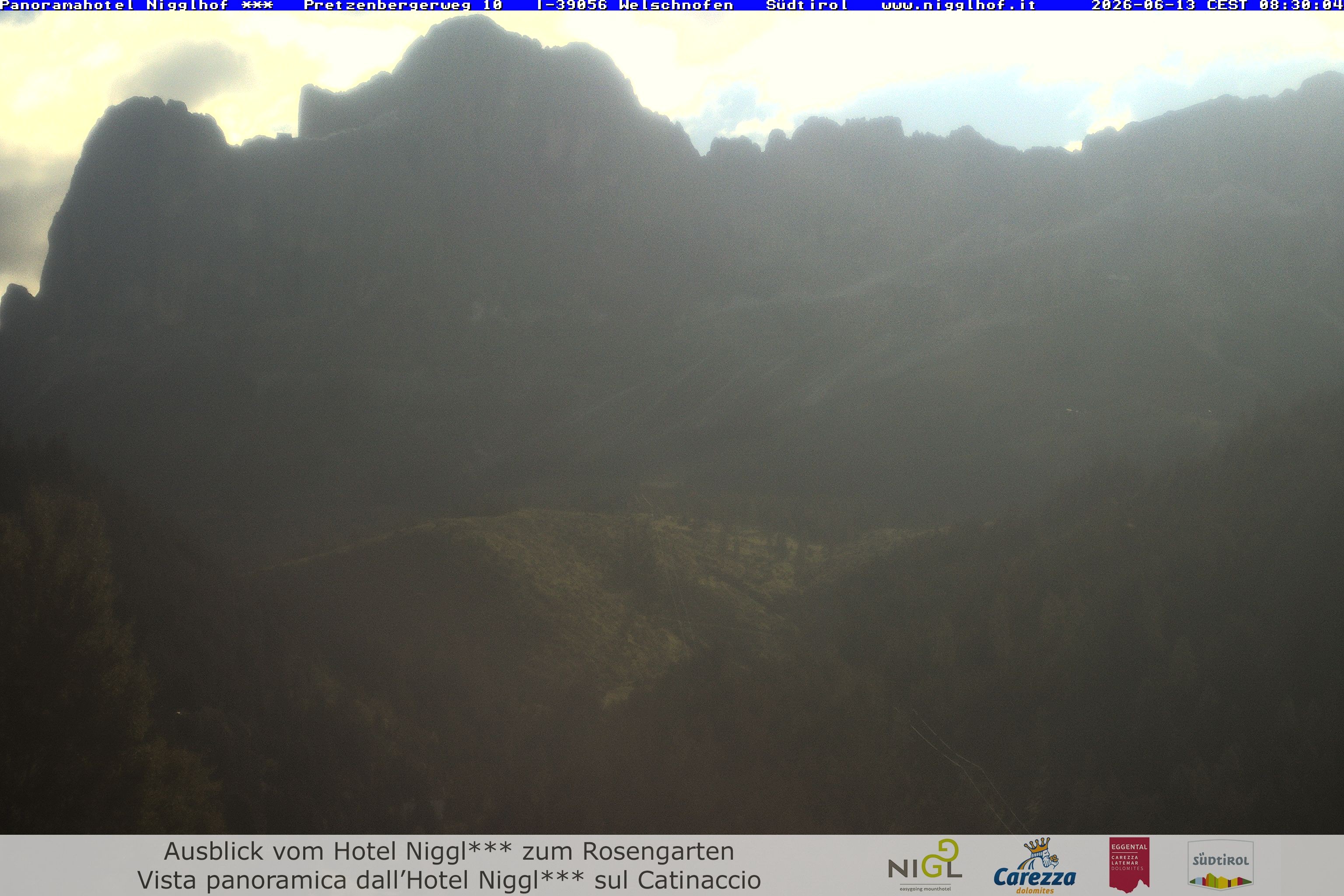 Archived image Webcam Welschnofen: Hotel Nigglhof