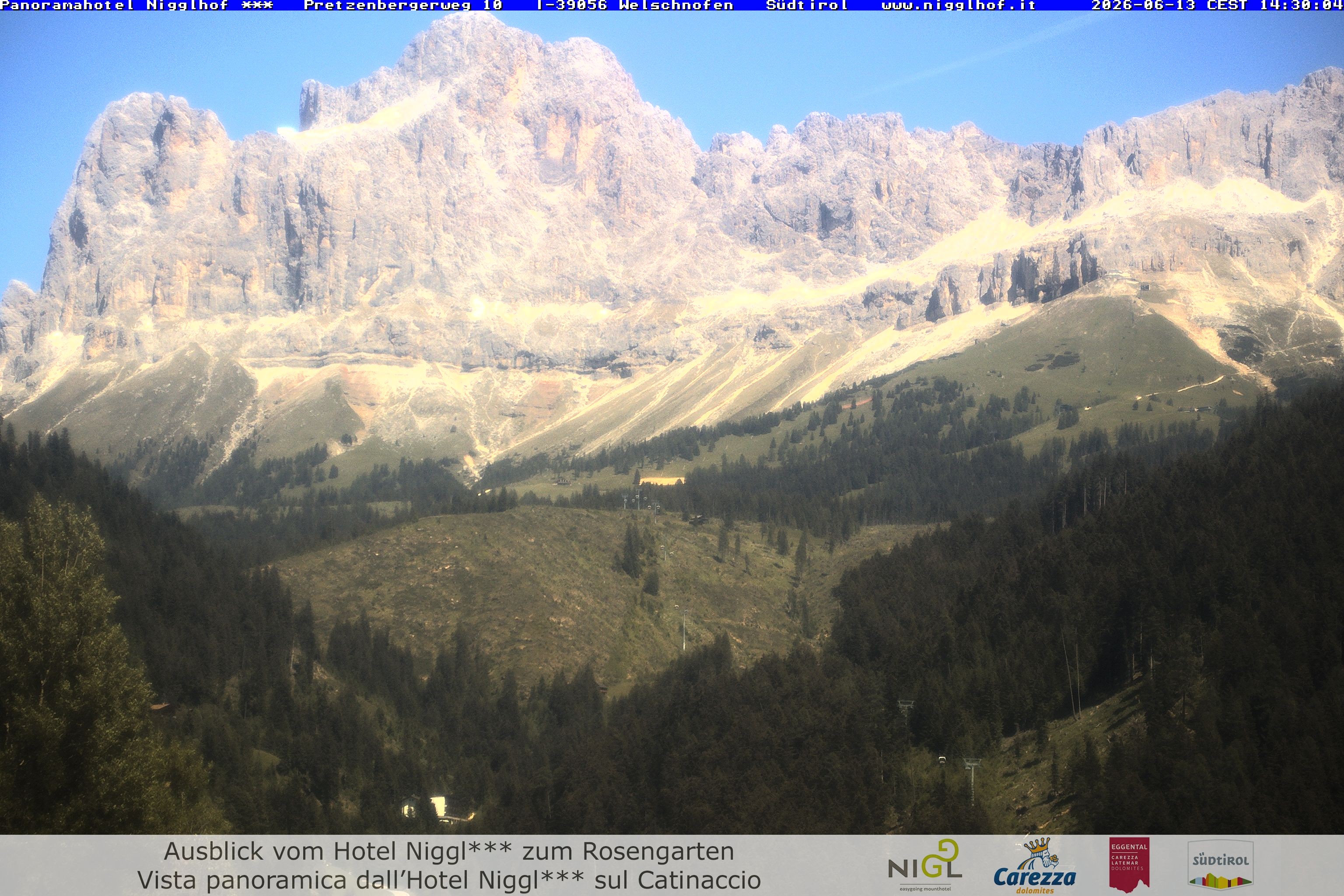 Archived image Webcam Welschnofen: Hotel Nigglhof